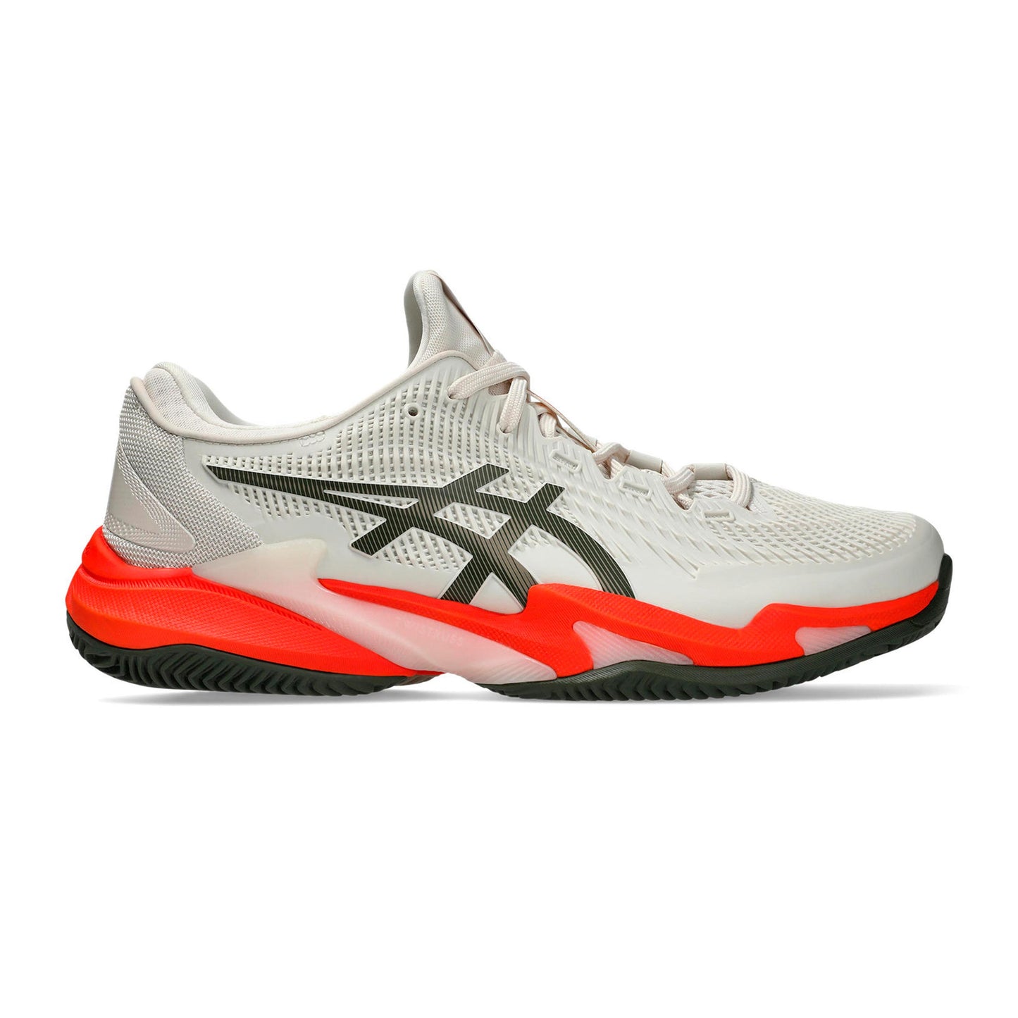 ASICS Court Ff 3 Gravelschoen Heren - crème, lila