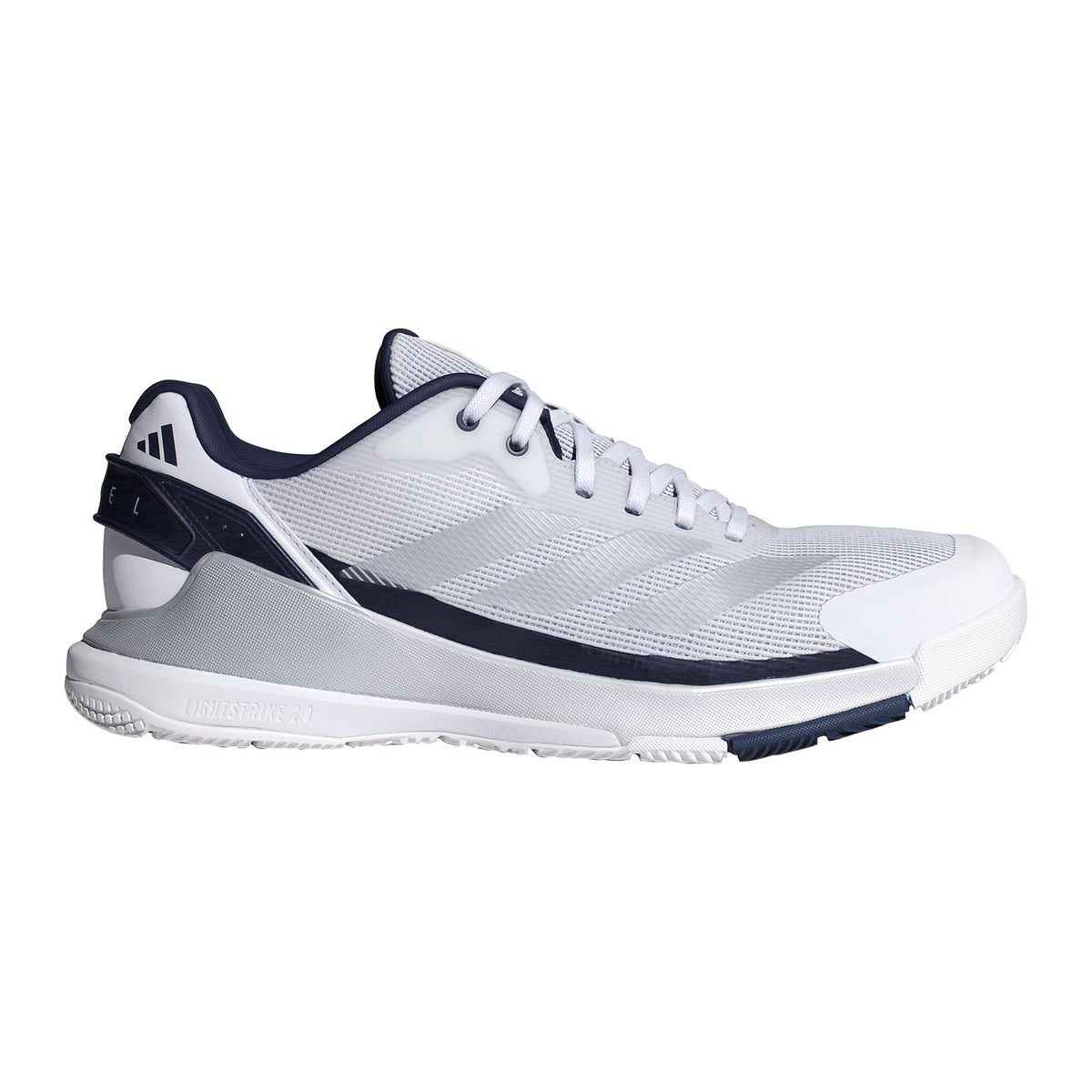 adidas Crazyquick LS Padel schoen Heren - wit, zilver