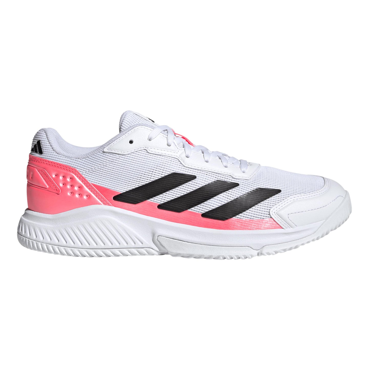 adidas Courtquick Padel schoen Heren - wit, koraal