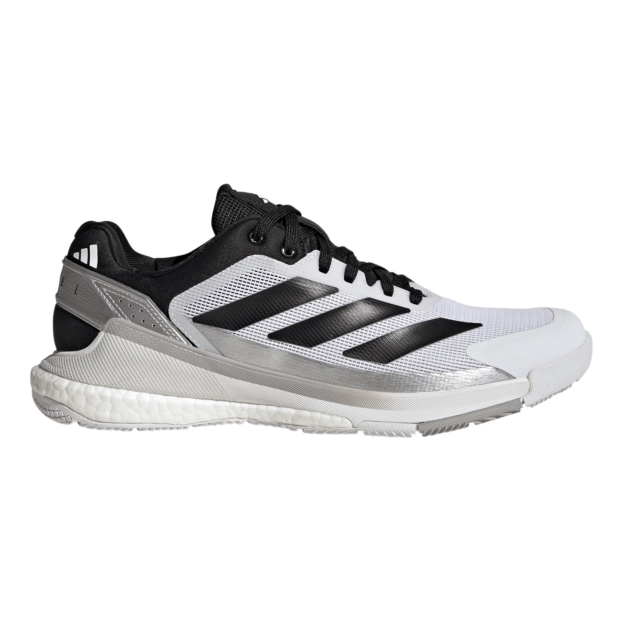 adidas Crazyquick Boost Padel schoen Heren - wit, lichtgrijs