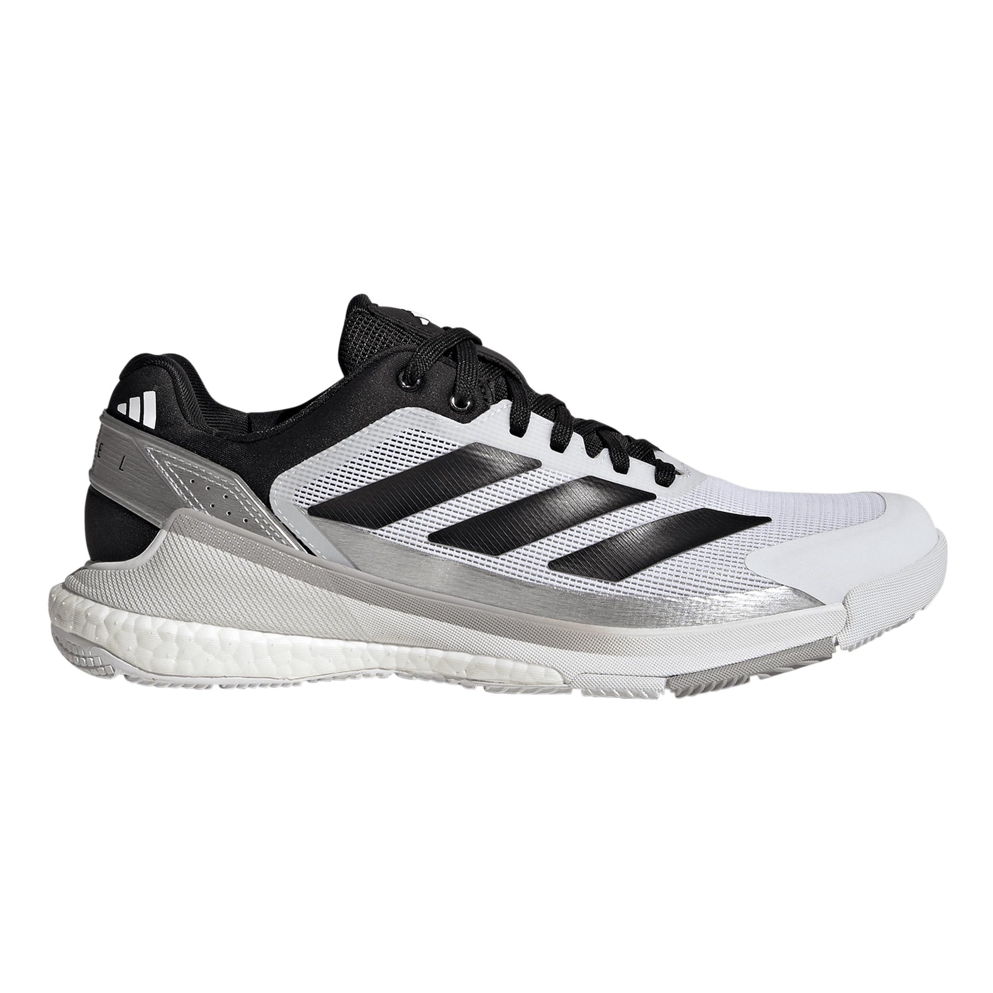 adidas Crazyquick Boost Padel schoen Heren - wit, lichtgrijs