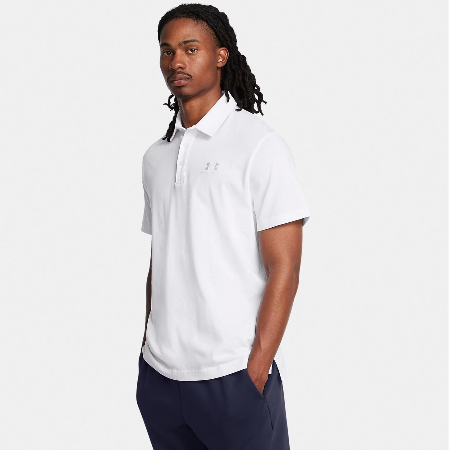 Under Armour Icon Polo Heren - wit, wit
