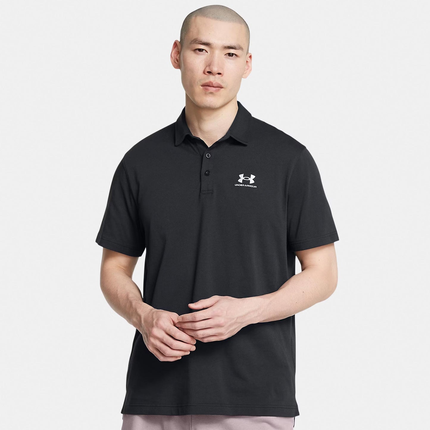 Under Armour Icon Polo Heren - zwart, wit