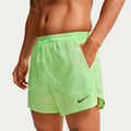 STRIDE 5IN  Hardloopshorts Heren - lichtgroen, zilver
