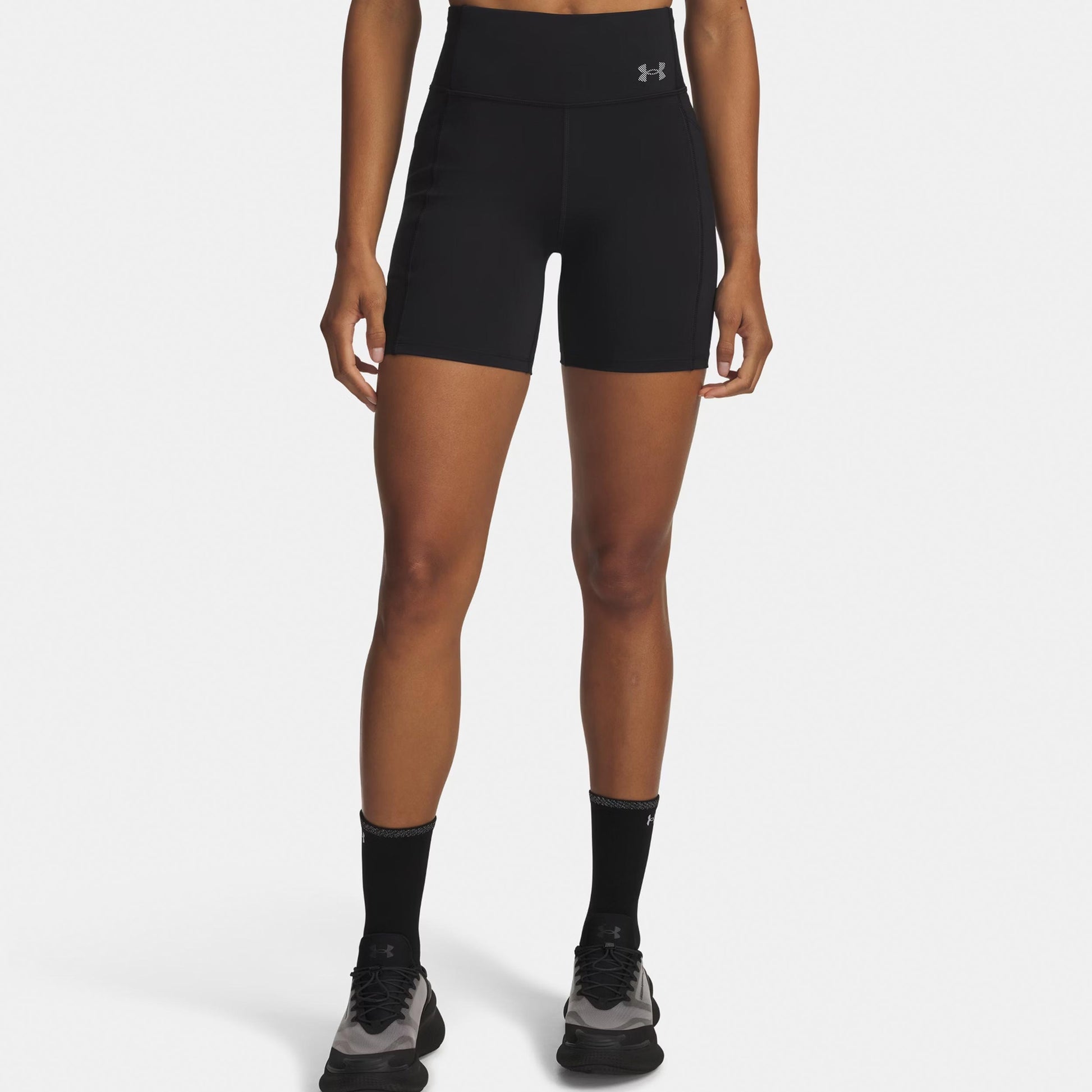 Under Armour Velociti 6in Fitted  Hardloopshorts Dames-zwart, zilver