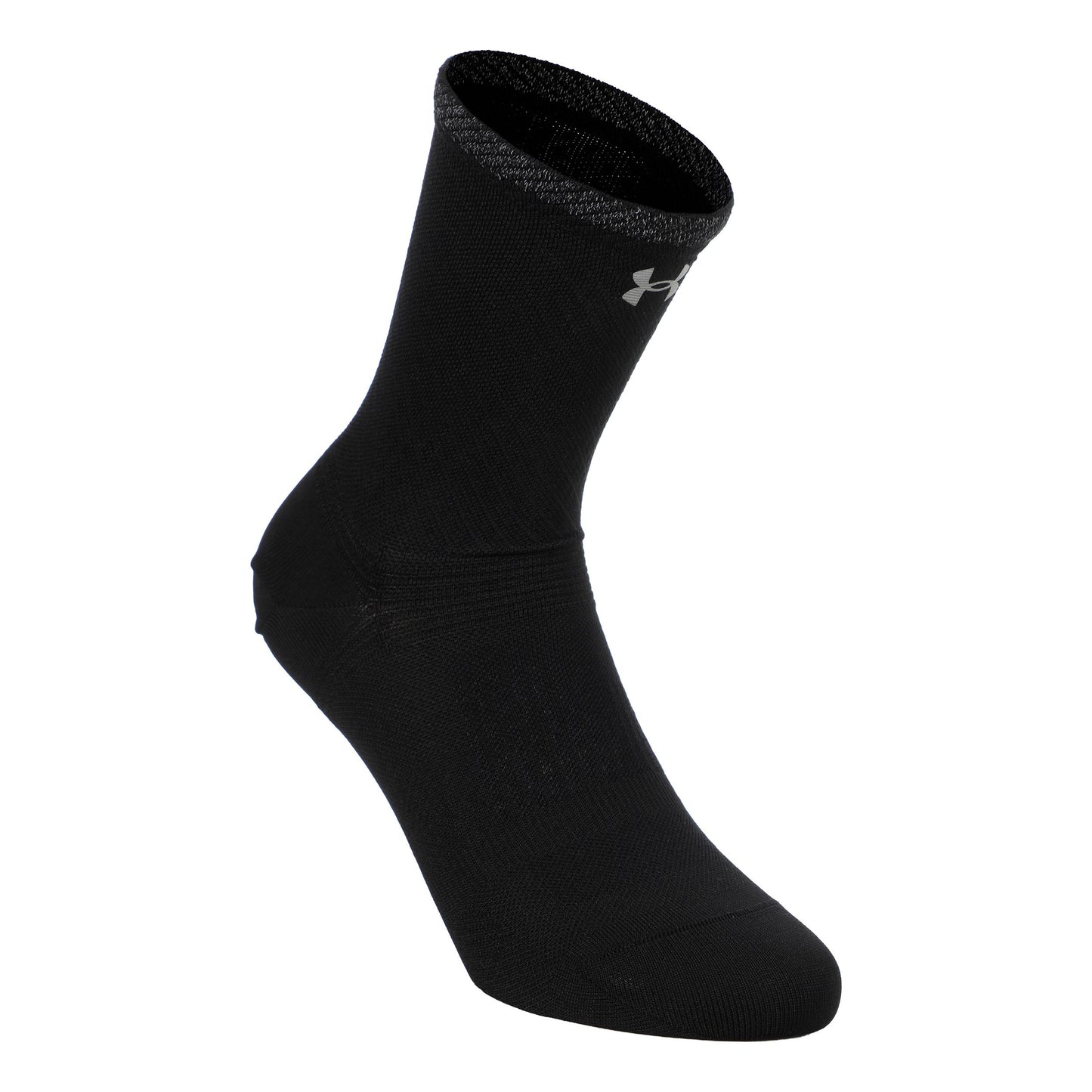 Under Armour Velociti Lite Crew  Hardloopsokken Unisex-zwart, zwart