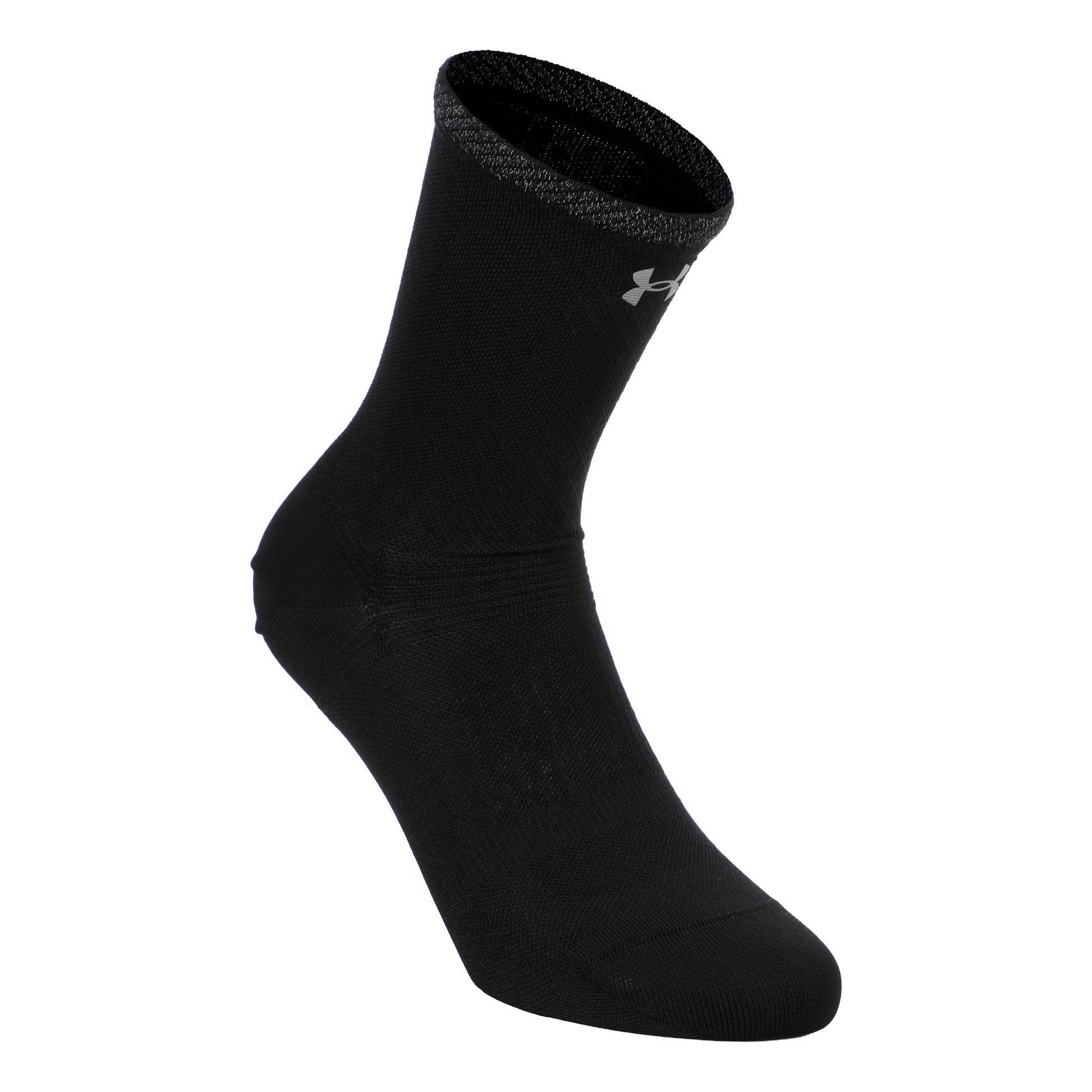 Under Armour Velociti Lite Crew  Hardloopsokken Unisex-zwart, zwart