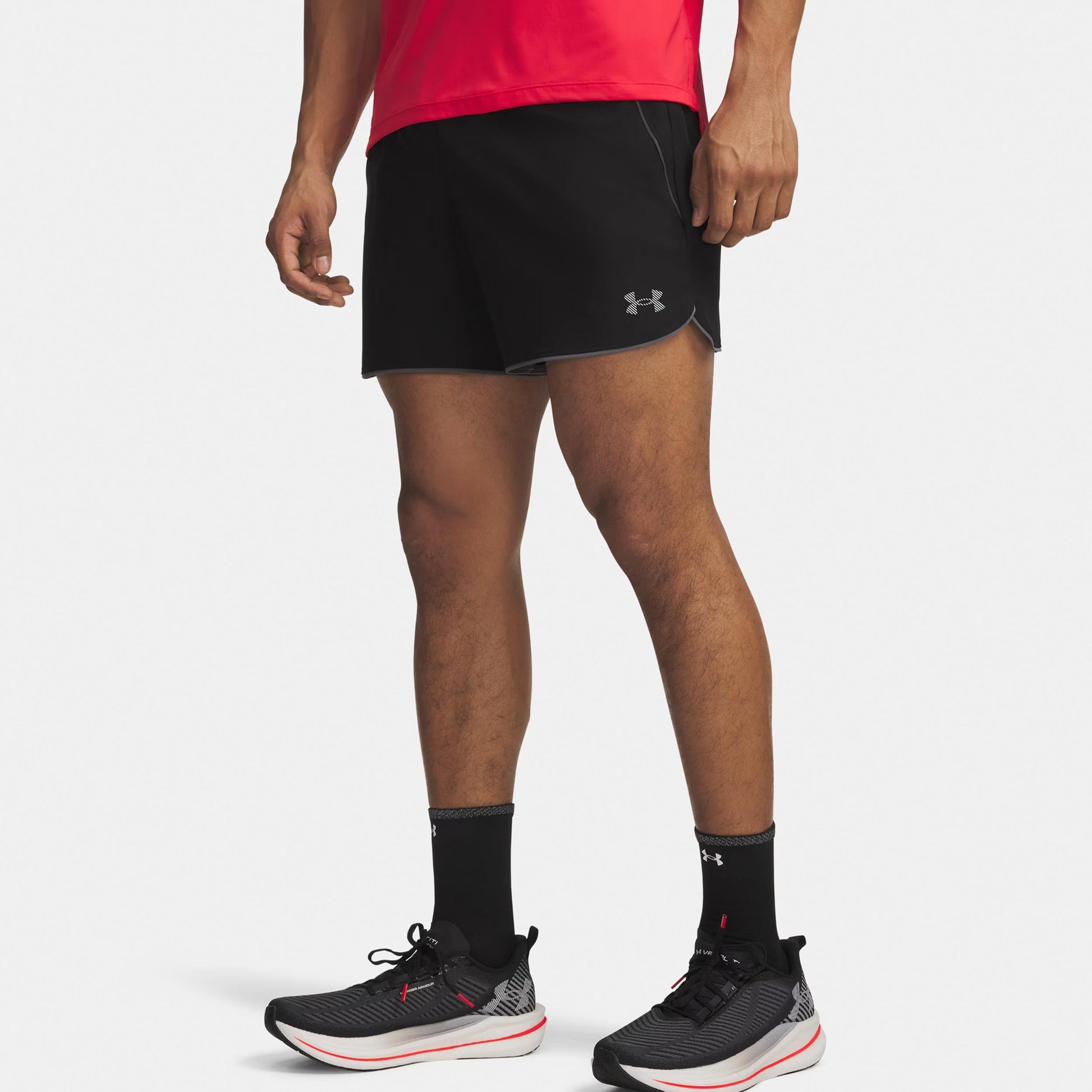 Under Armour Velociti Pro 5in  Hardloopshorts Heren - zwart, zilver