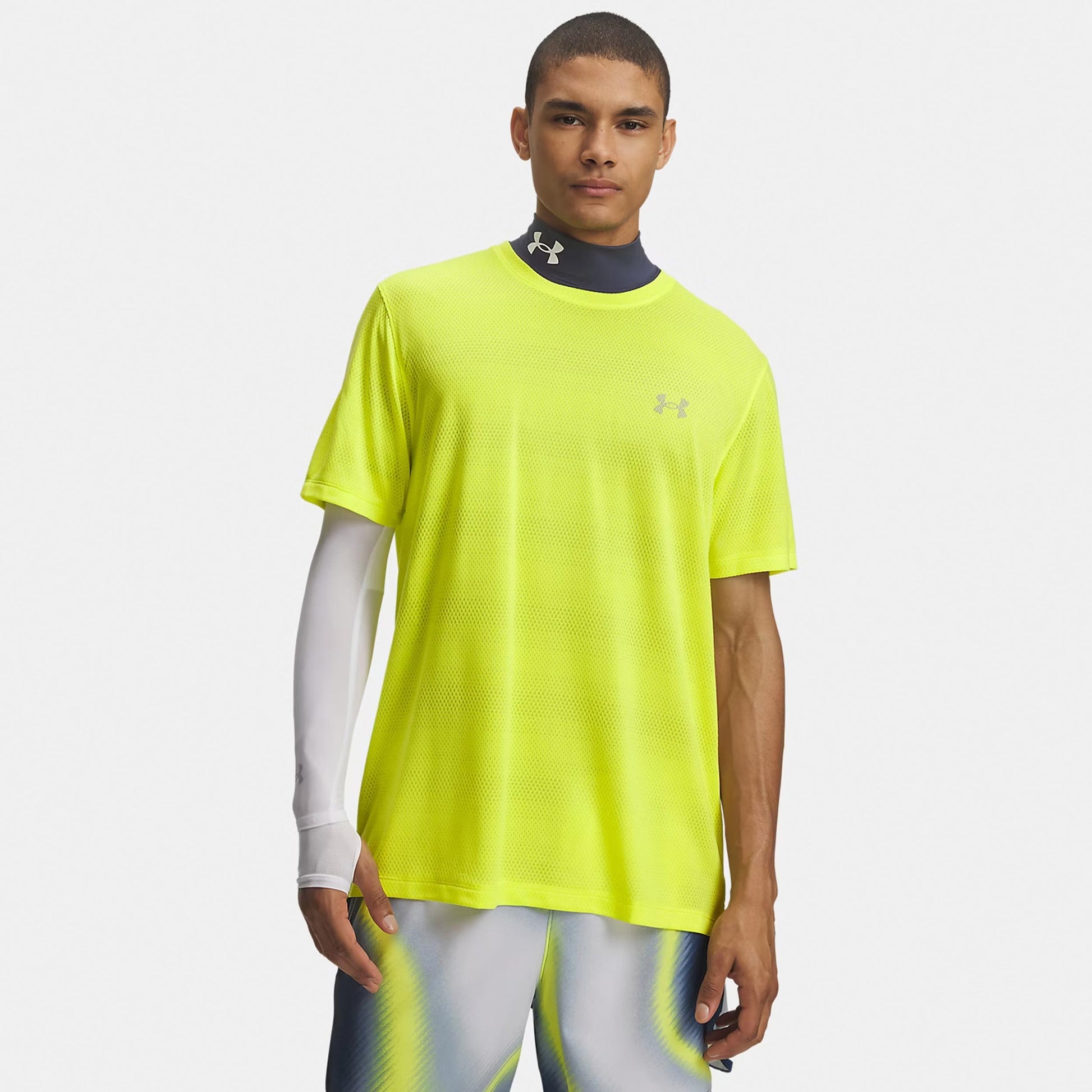 Under Armour Velociti  Hardloopshirt Heren - geel