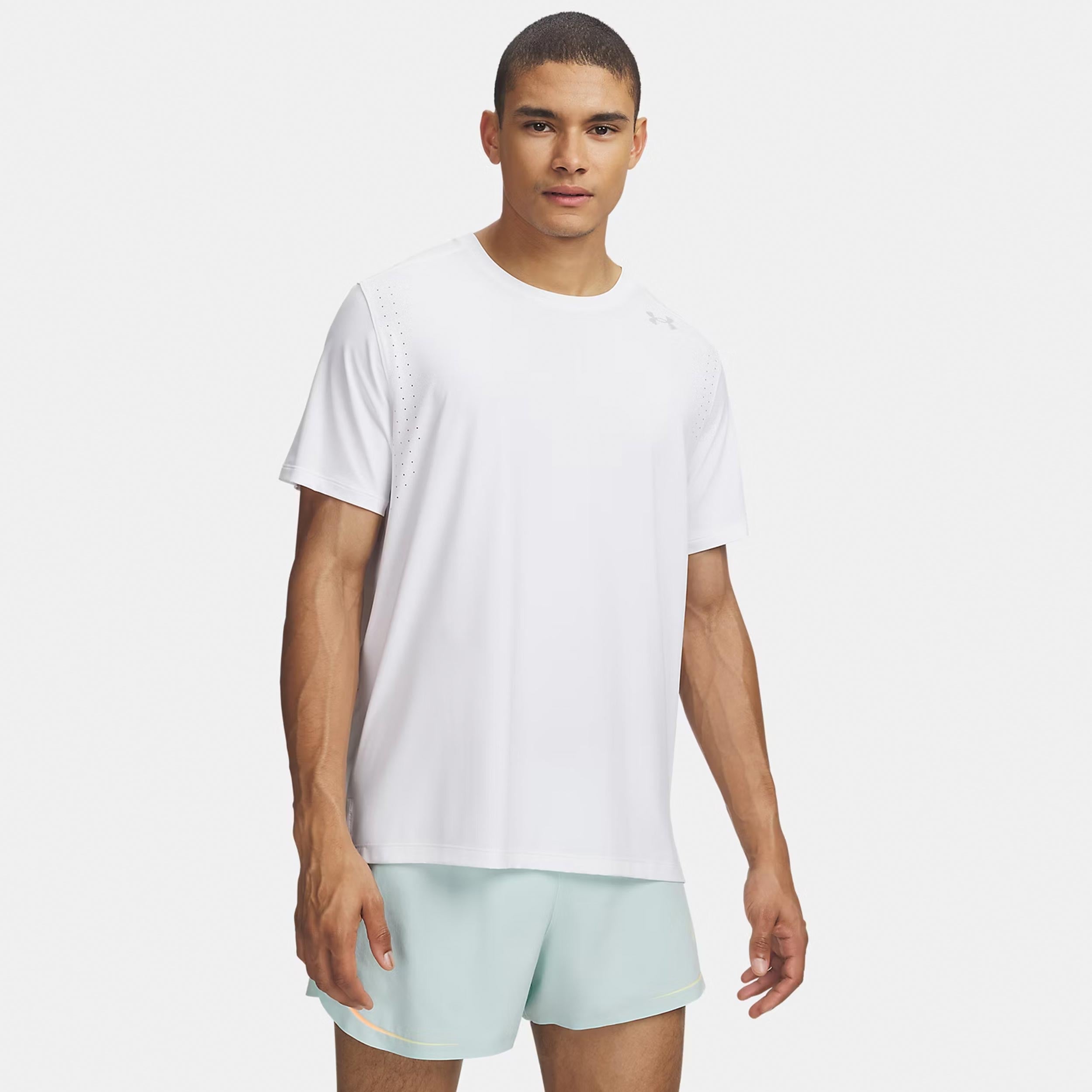 Under Armour Velociti Pro  Hardloopshirt Heren - wit