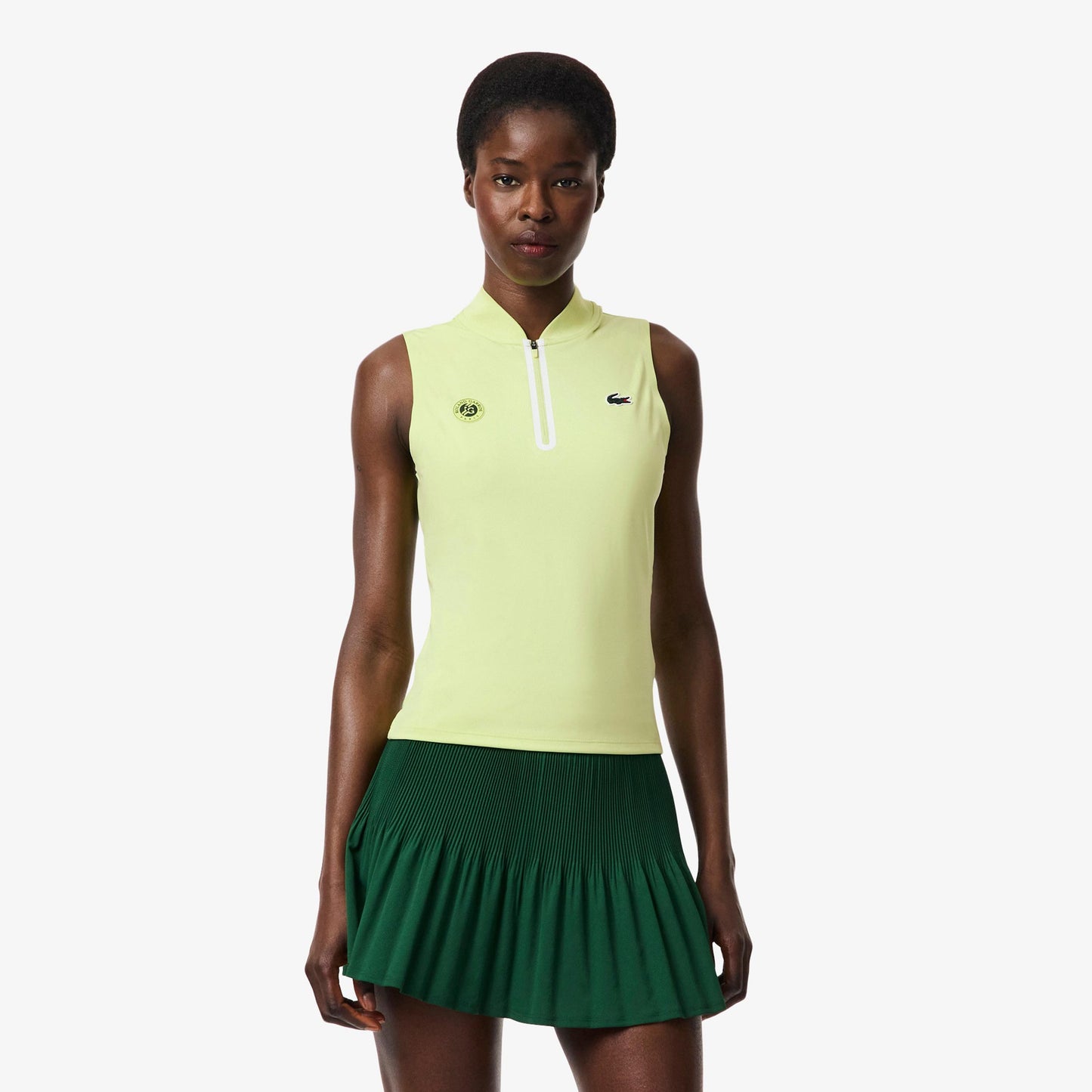Lacoste Tanktop Dames - limoen