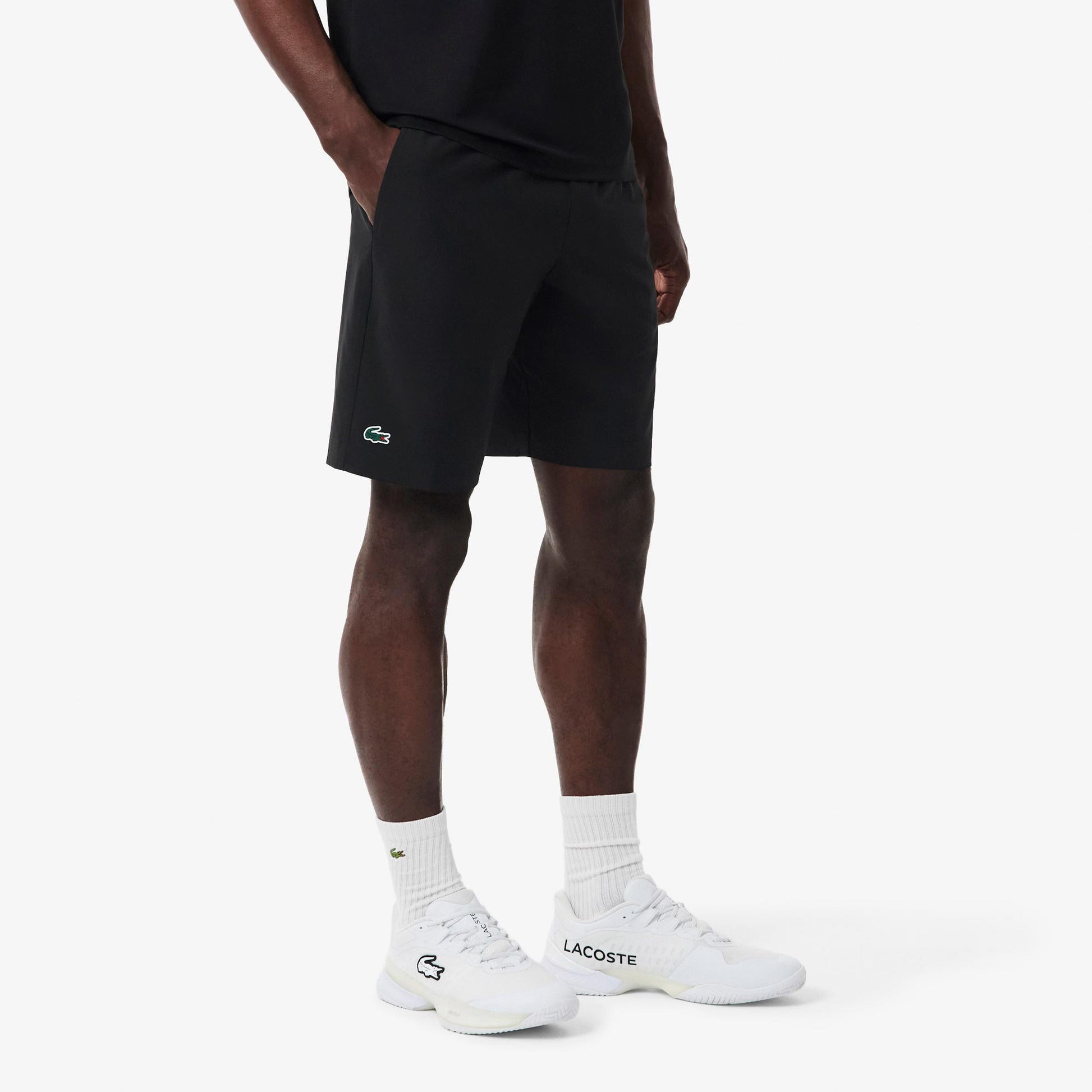 Lacoste Shorts Heren - zwart