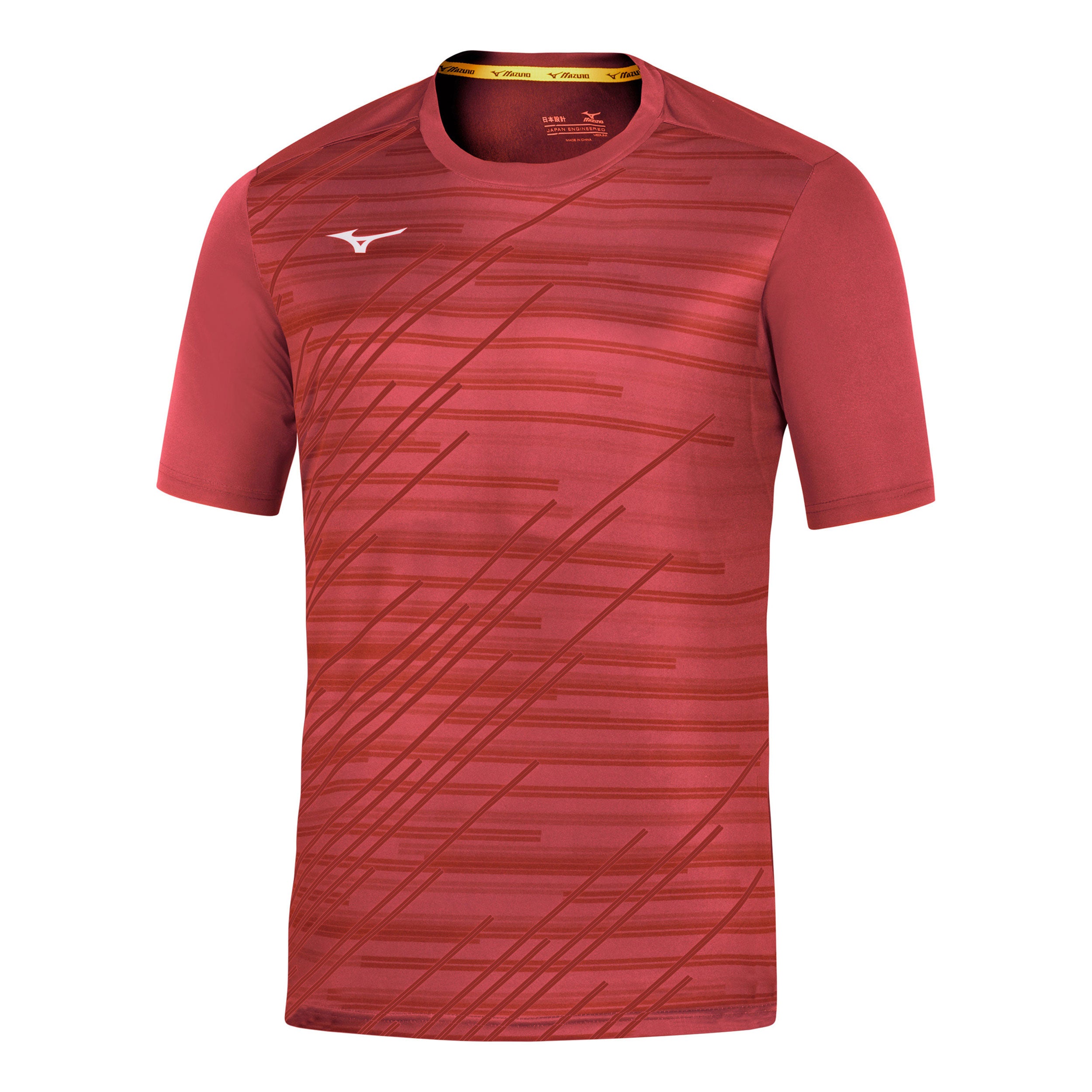 Mizuno Team Chiba T-shirt Heren-rood
