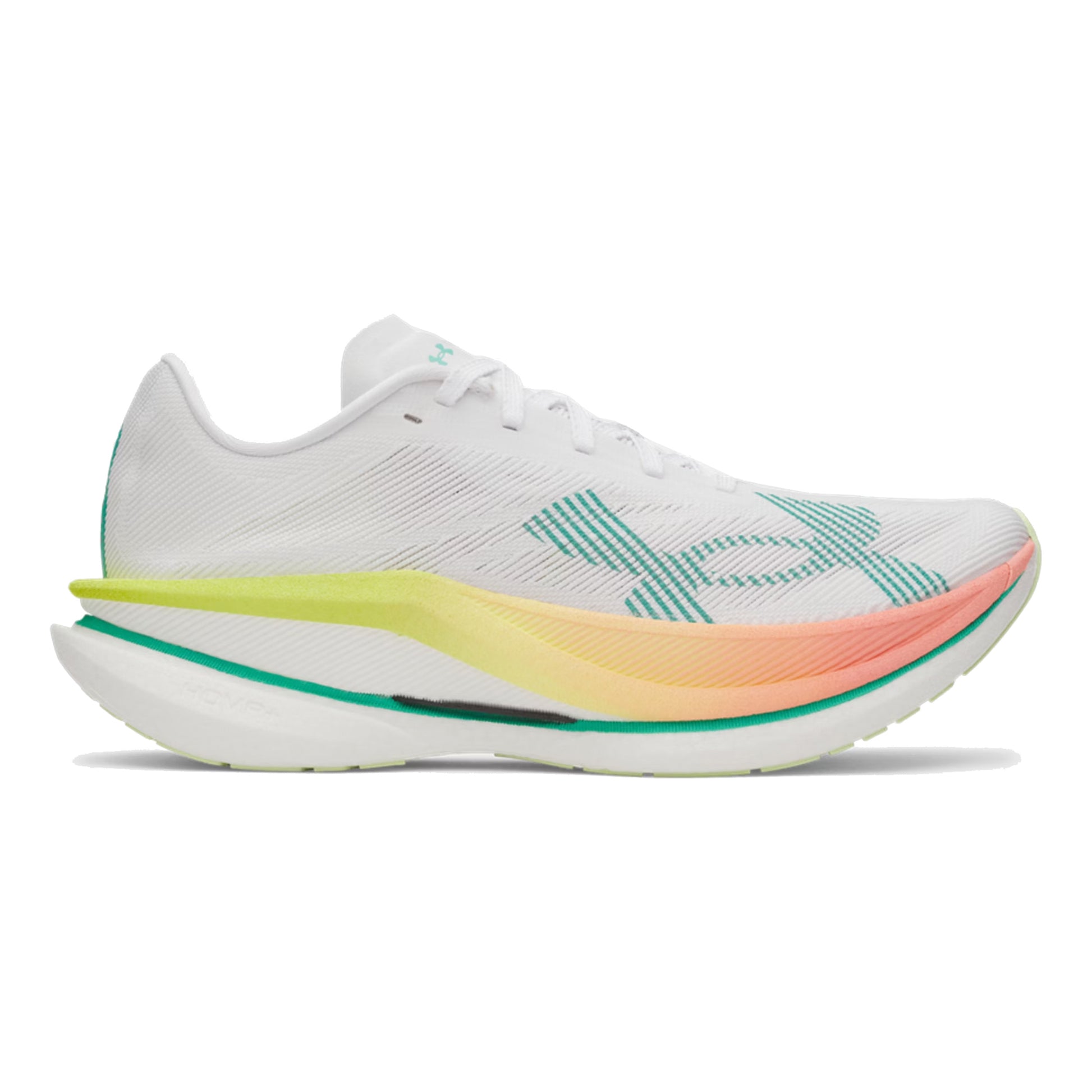 Under Armour Velociti Elite 3 Wedstrijdschoen Unisex-wit, lichtgroen