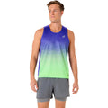 Road Fade Hardloopshirt Heren-blauw, groen