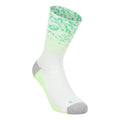 Performance Crew  Hardloopsokken Unisex - wit, lichtgroen