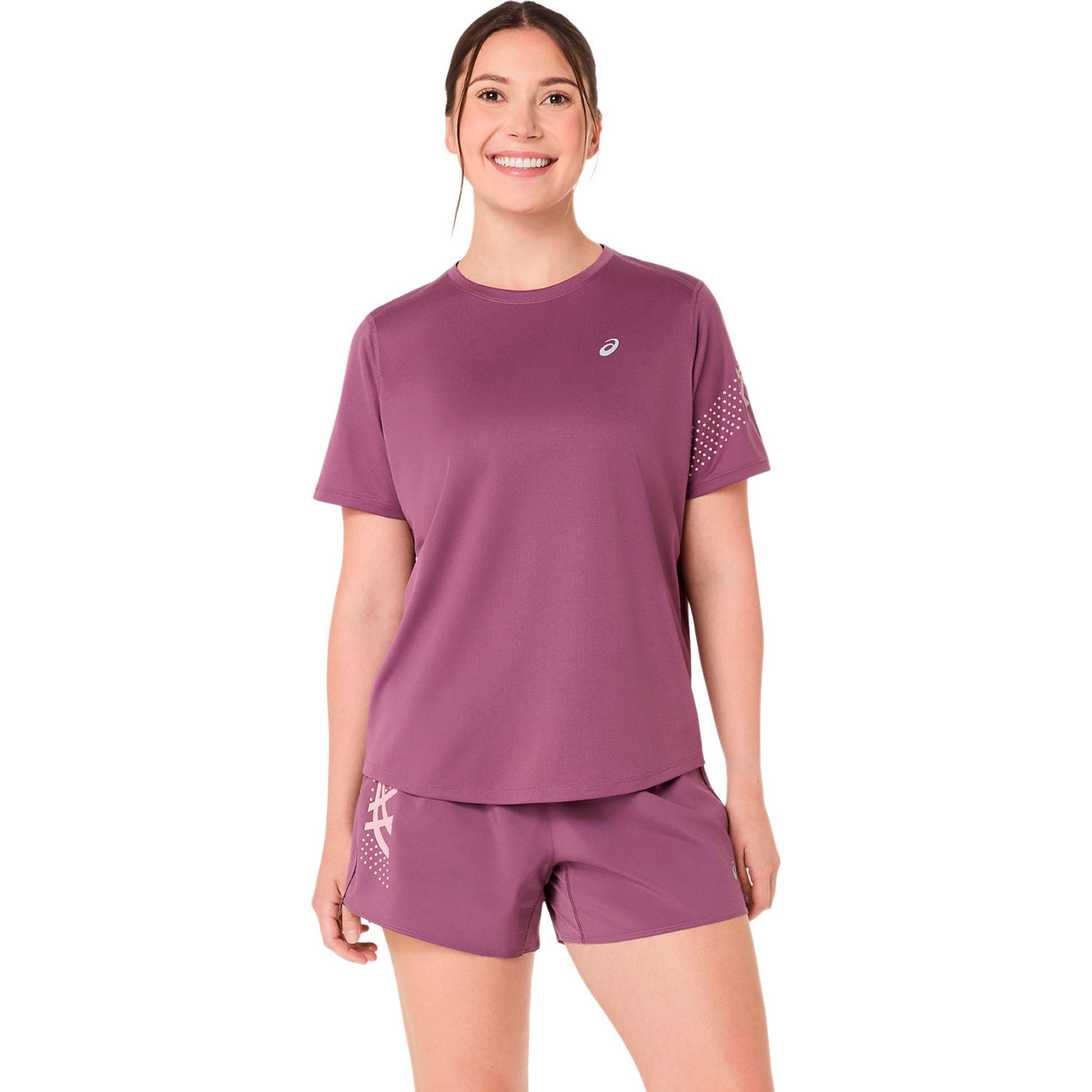 ASICS Icon Hardloopshirt Dames-paars