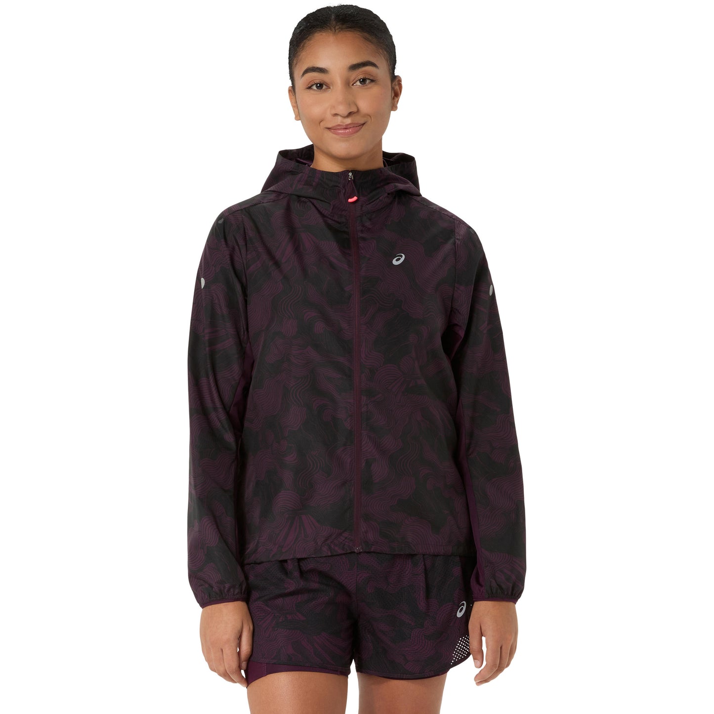 ASICS Fujitrail Packable  Hardloopjas Dames - wijnrood