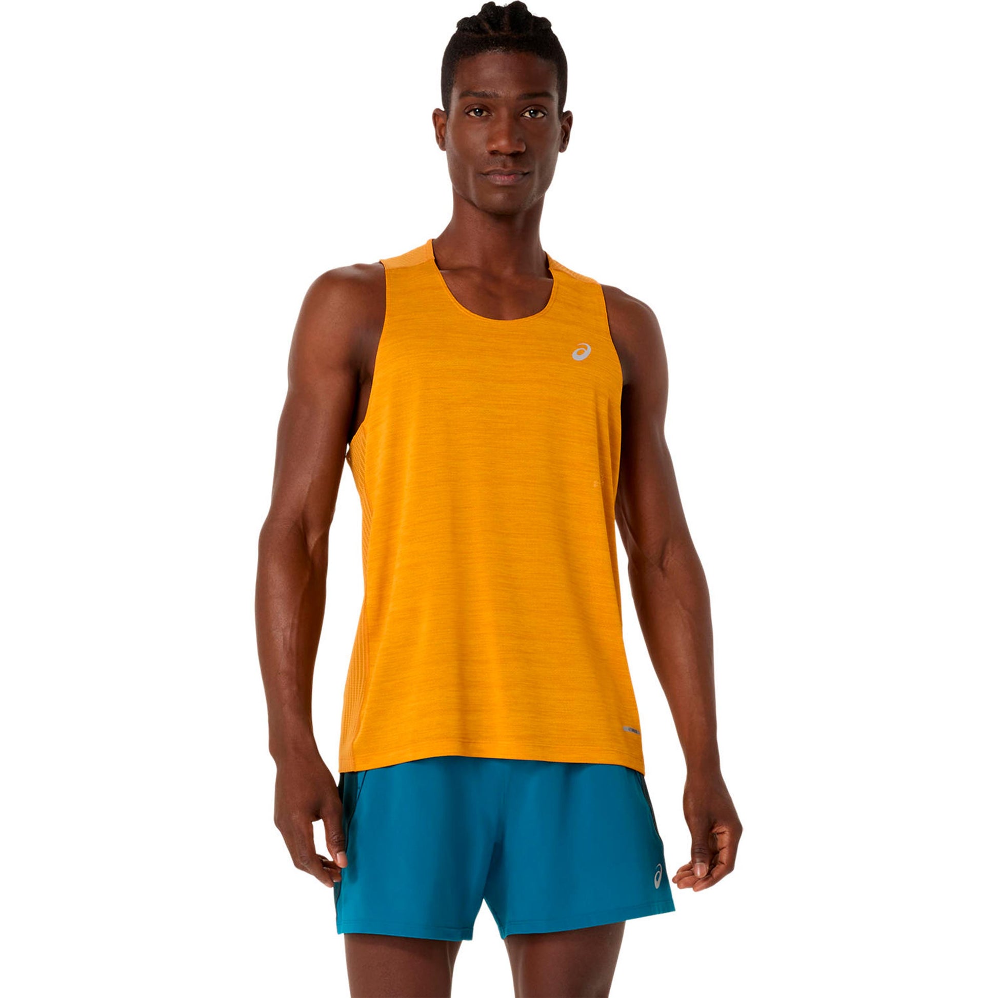 ASICS Road Hardloopshirt Heren-geel
