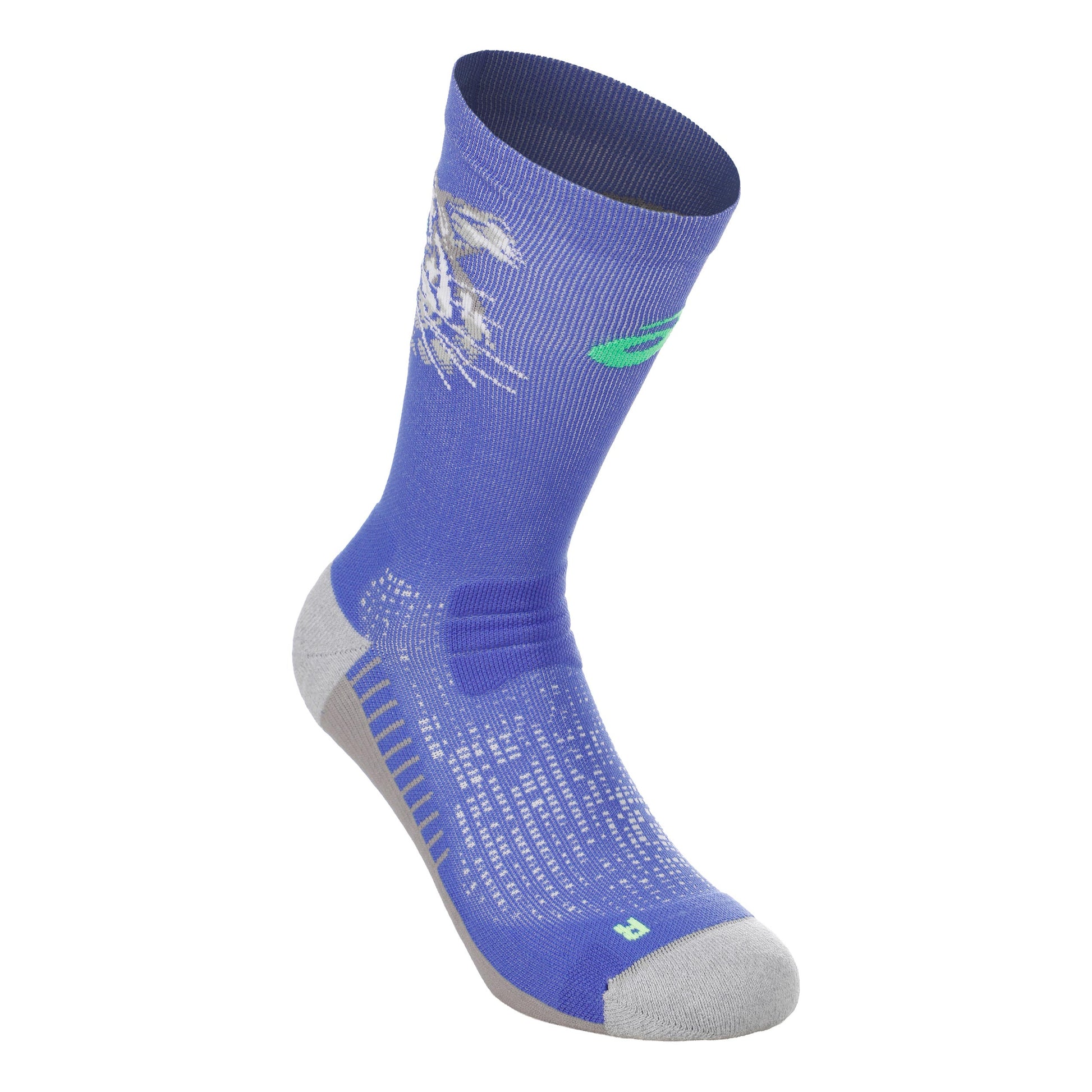 ASICS Performance Crew  Hardloopsokken Unisex - blauw, groen