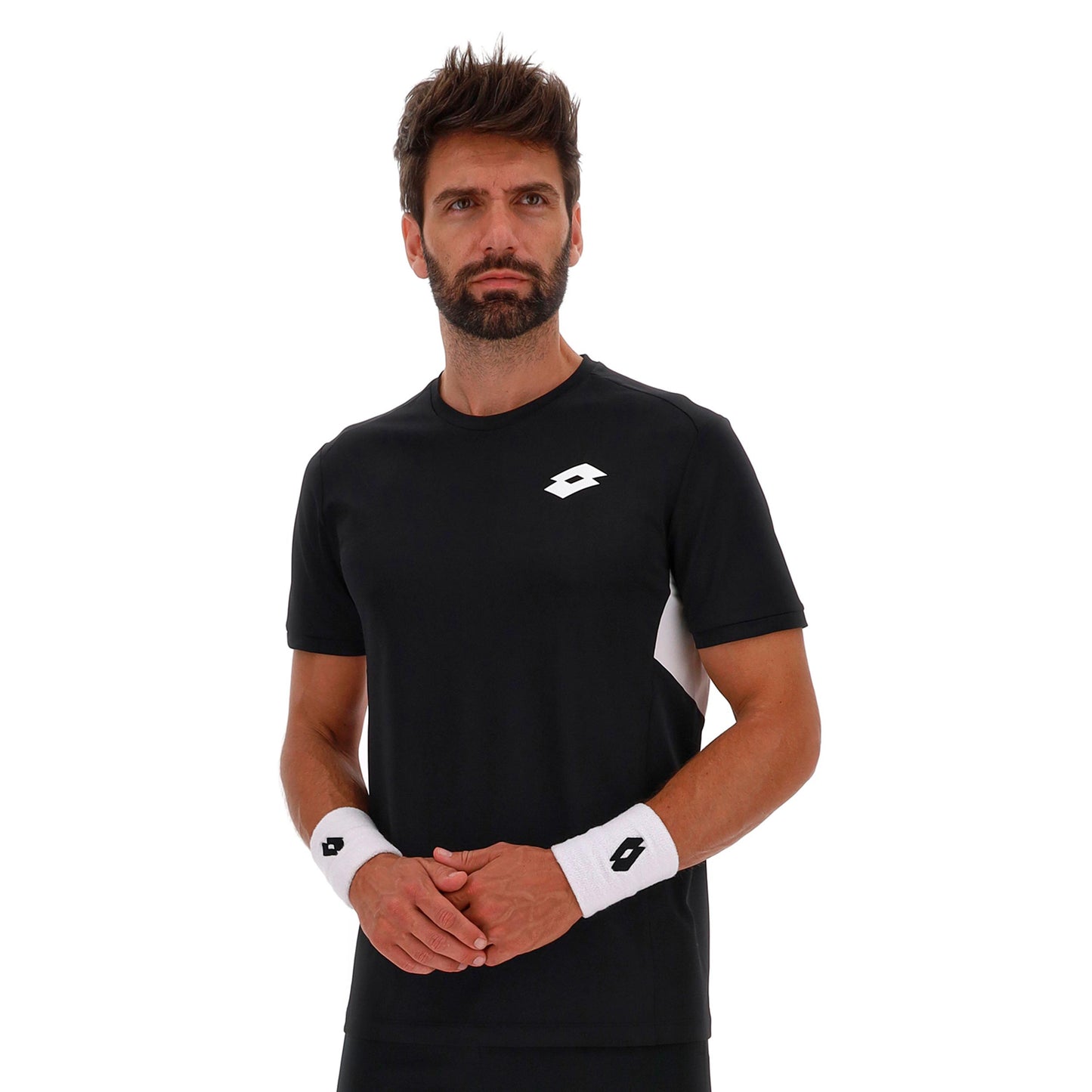 Lotto Squadra IV T-shirt Heren - zwart, wit