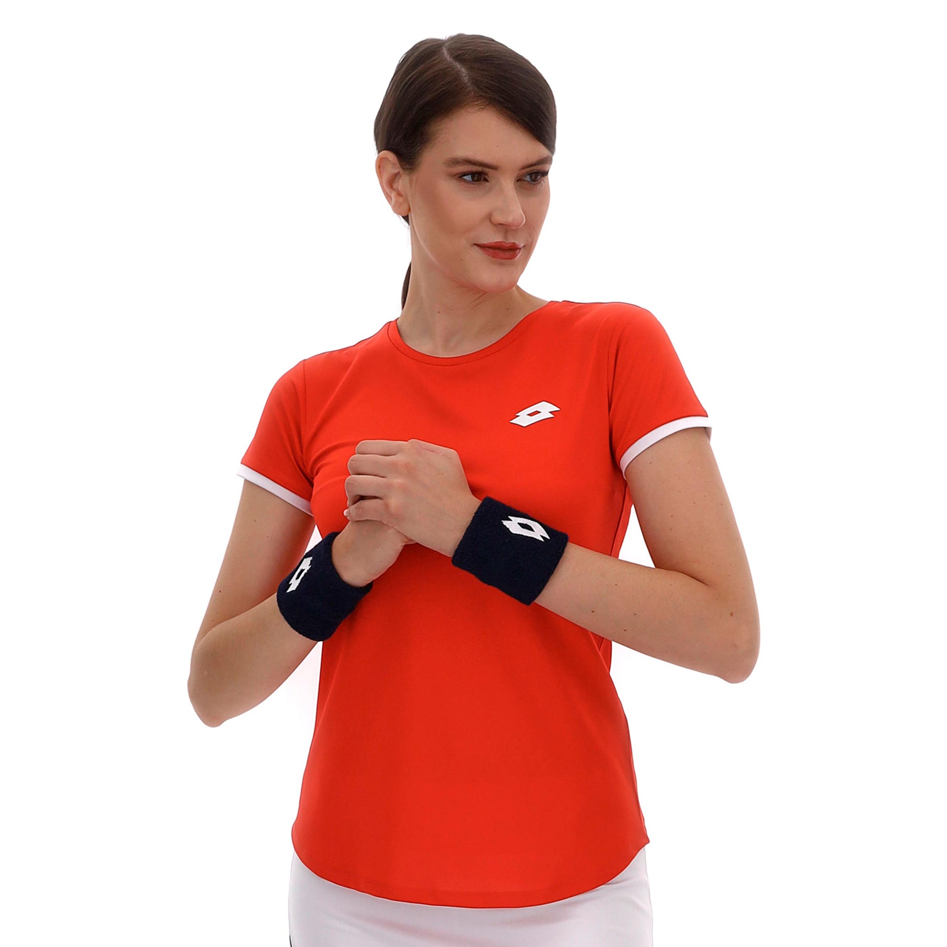 Lotto Squadra IV  T-shirt Dames - rood