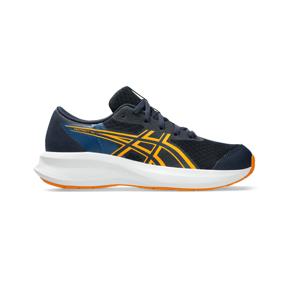 ASICS Patriot 14 GS Neutrale schoen Kinderen - donkerblauw, geel
