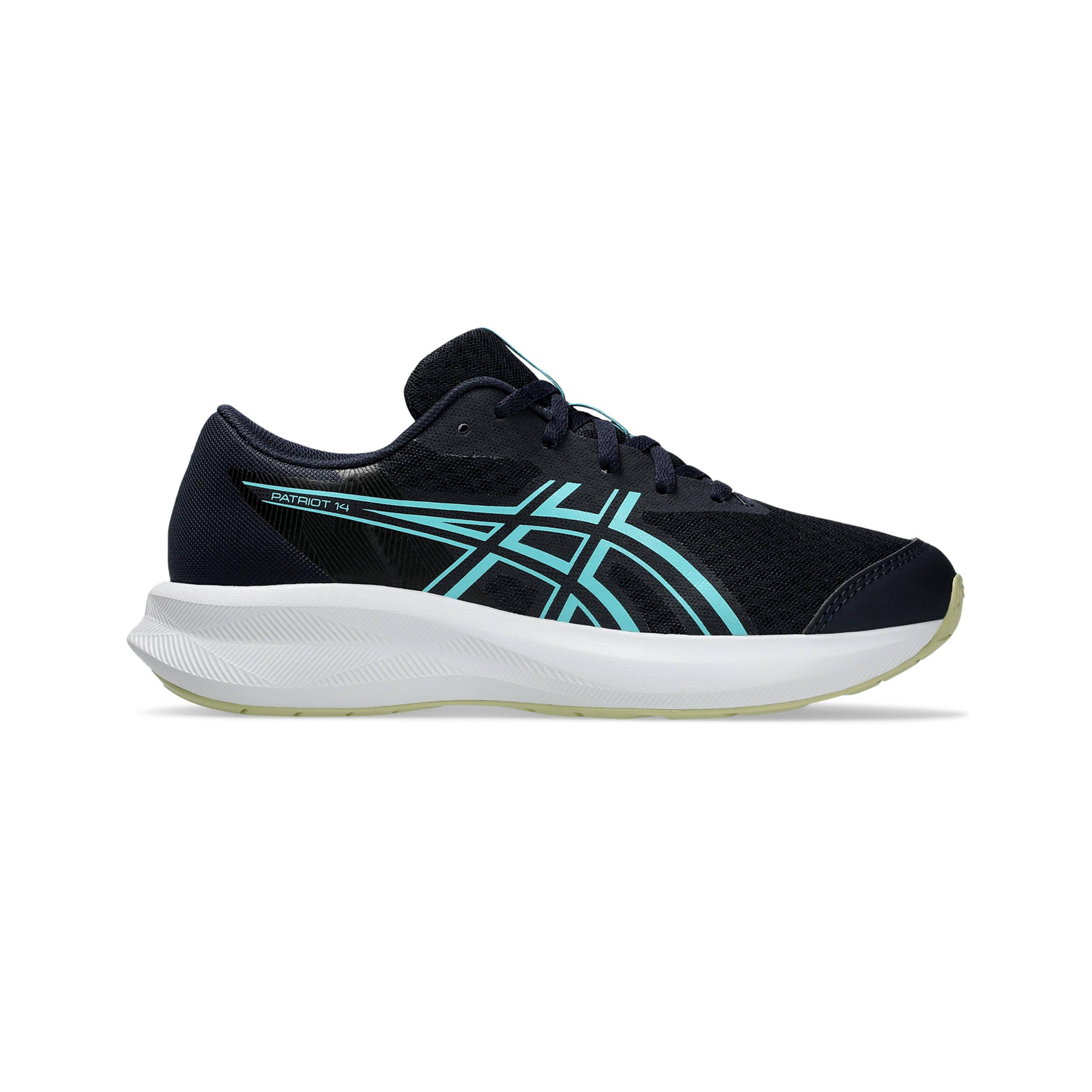 ASICS PATRIOT 14 GS Neutrale schoen Kinderen - donkerblauw, turkoois