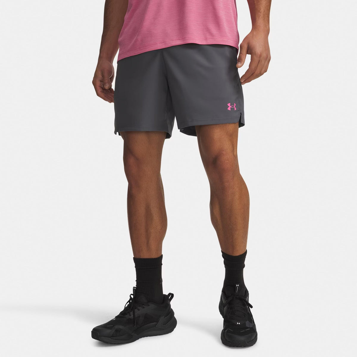Under Armour Vanish Woven 2.0 6in Shorts Heren - grijs, roze