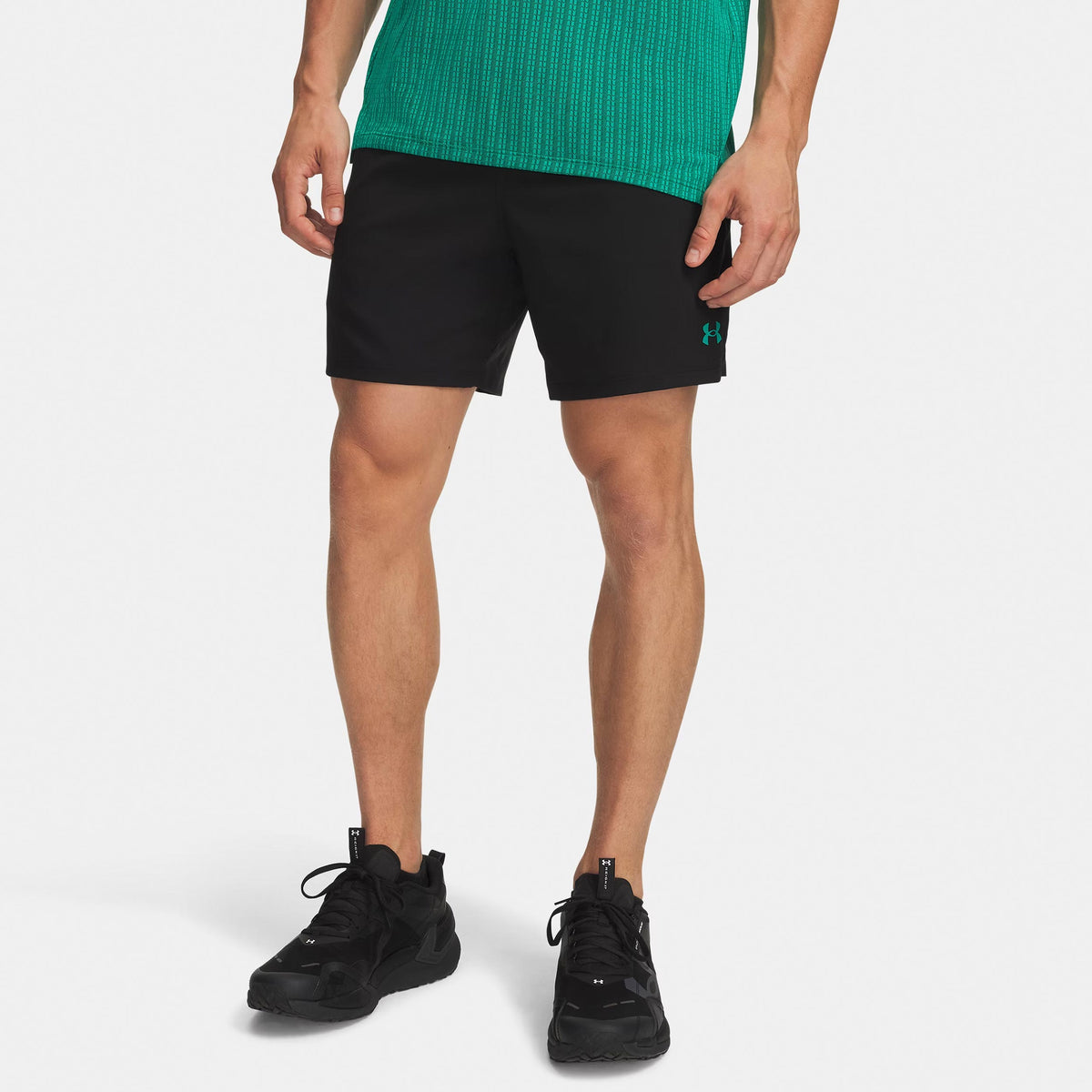 Under Armour Vanish Woven 2.0 6in Shorts Heren - zwart, donkergroen