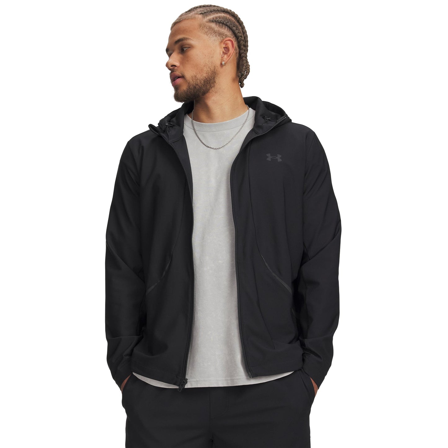 Under Armour Unstoppable Woven Trainingsjack Heren-zwart, zwart