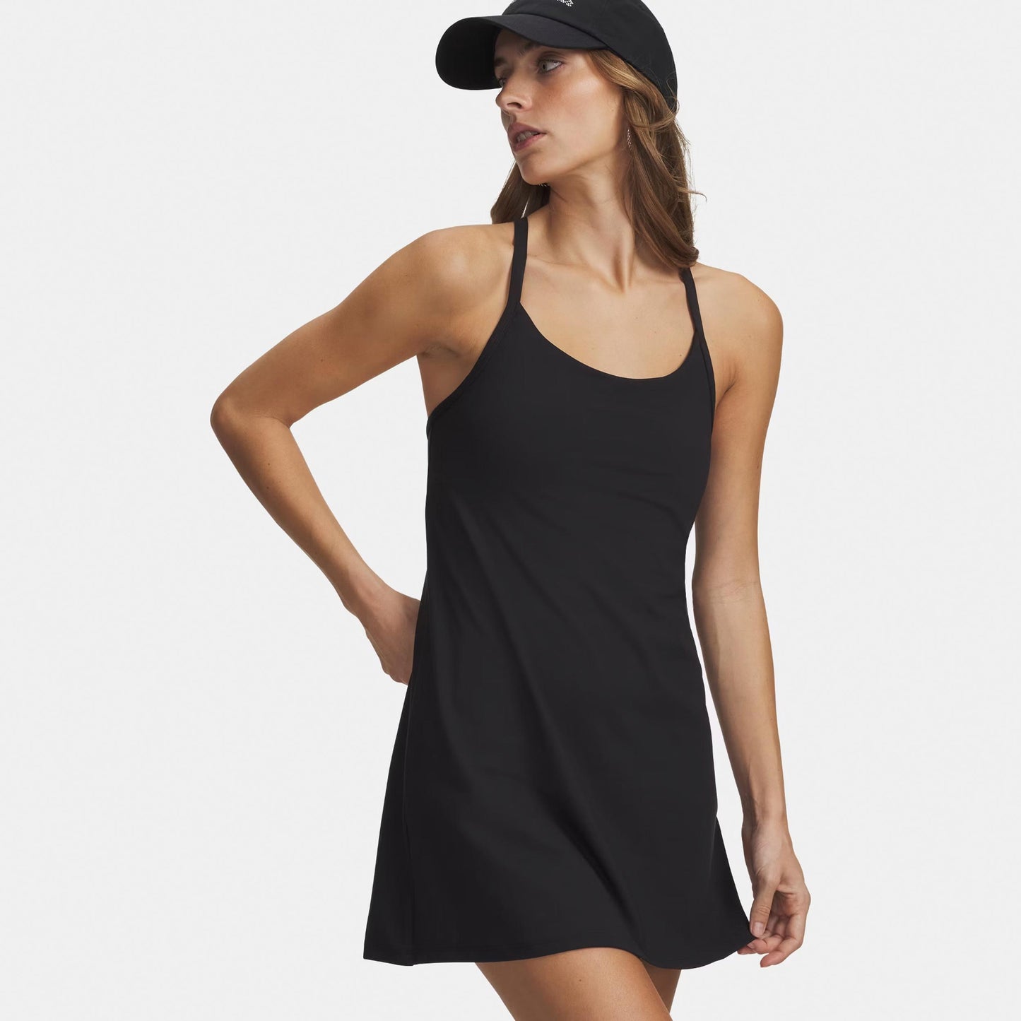 Under Armour Motion Jurk Dames-zwart, grijs