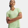 Tech Solid T-shirt Dames-groen