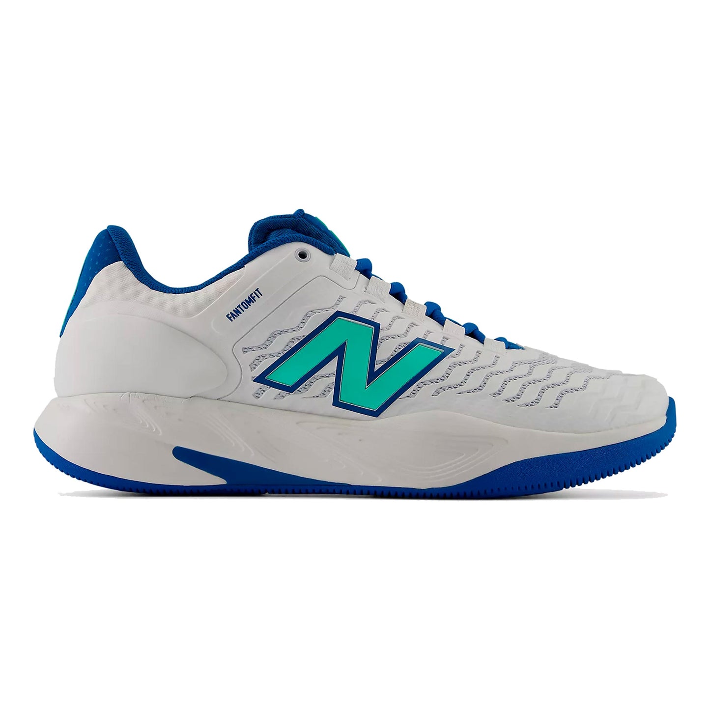 New Balance Fresh Foam X CT-Rally v2 Allcourt schoen Heren - wit, turkoois