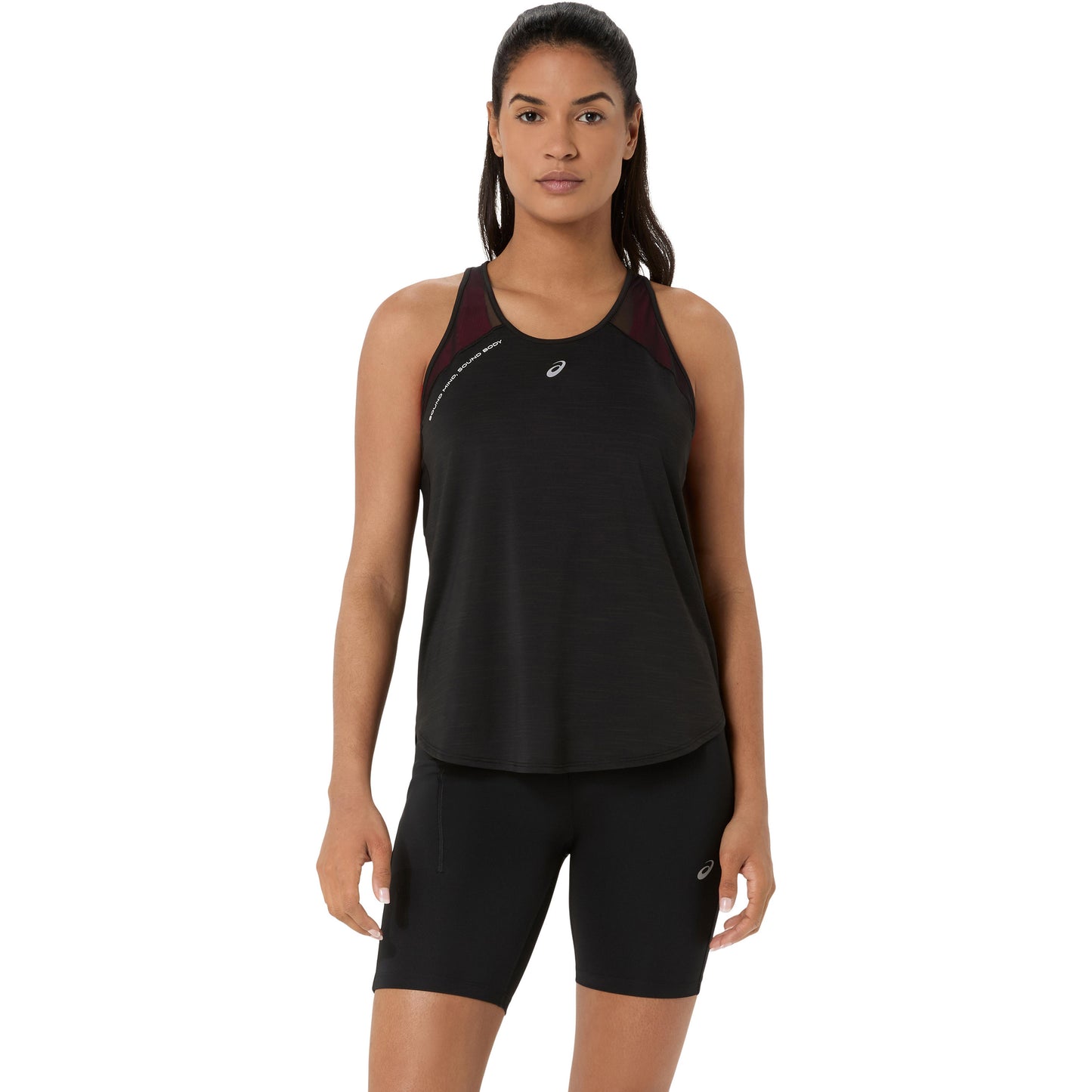 ASICS Road  Hardloopshirt Dames - zwart