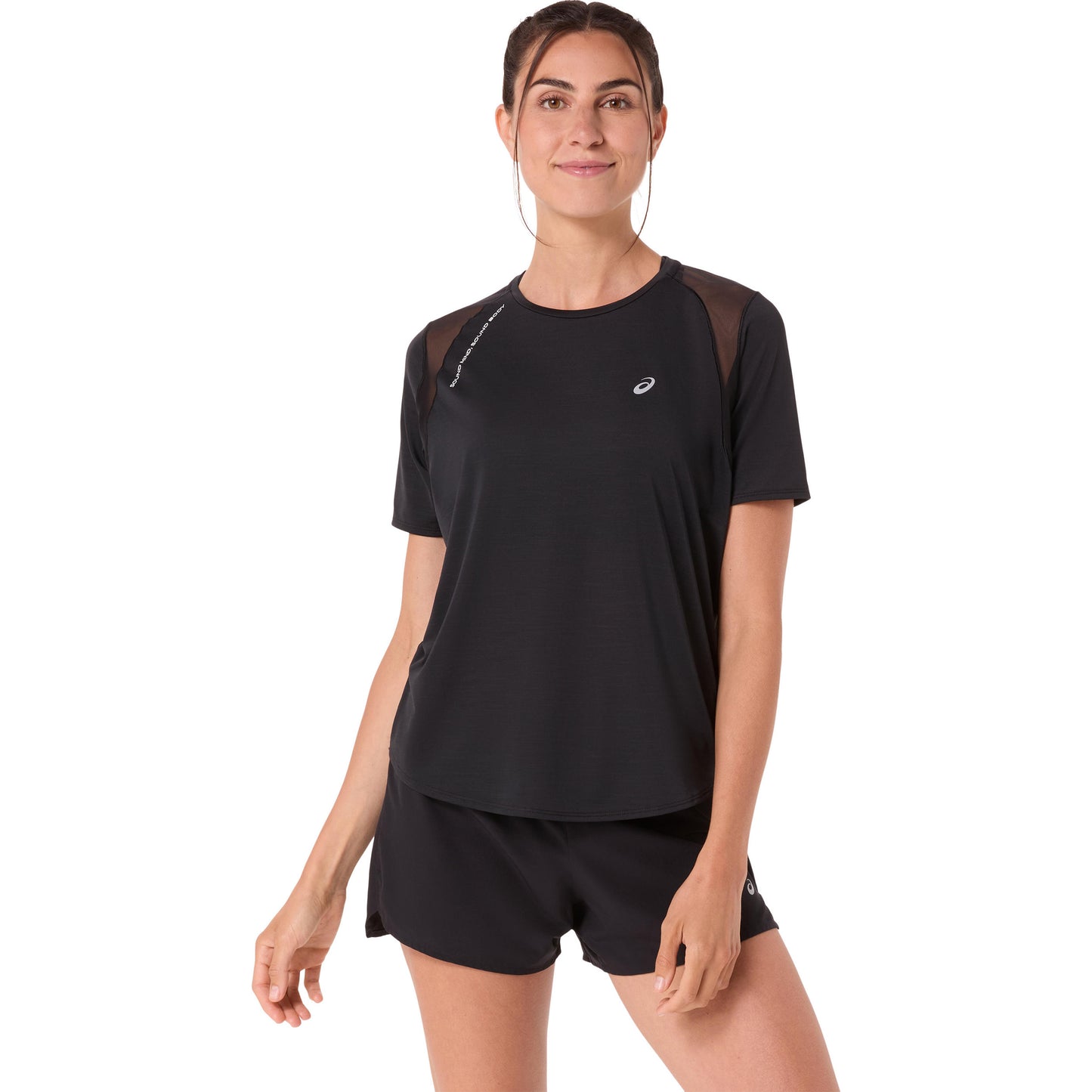 ASICS Road  Hardloopshirt Dames - zwart