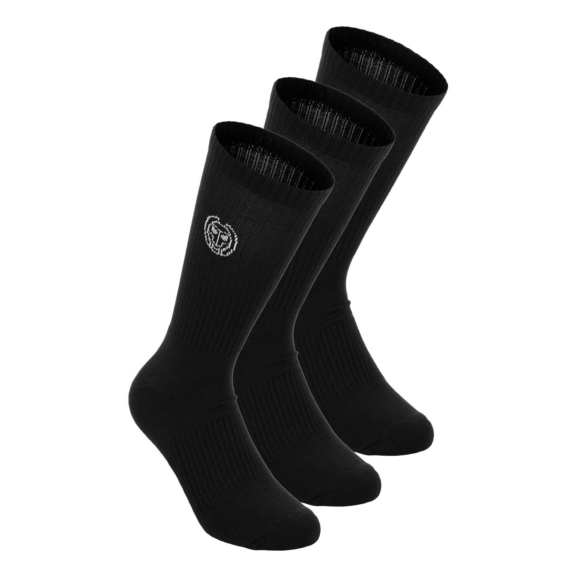 BIDI BADU Crew Performance Tennissokken Verpakking 3 stuks -zwart