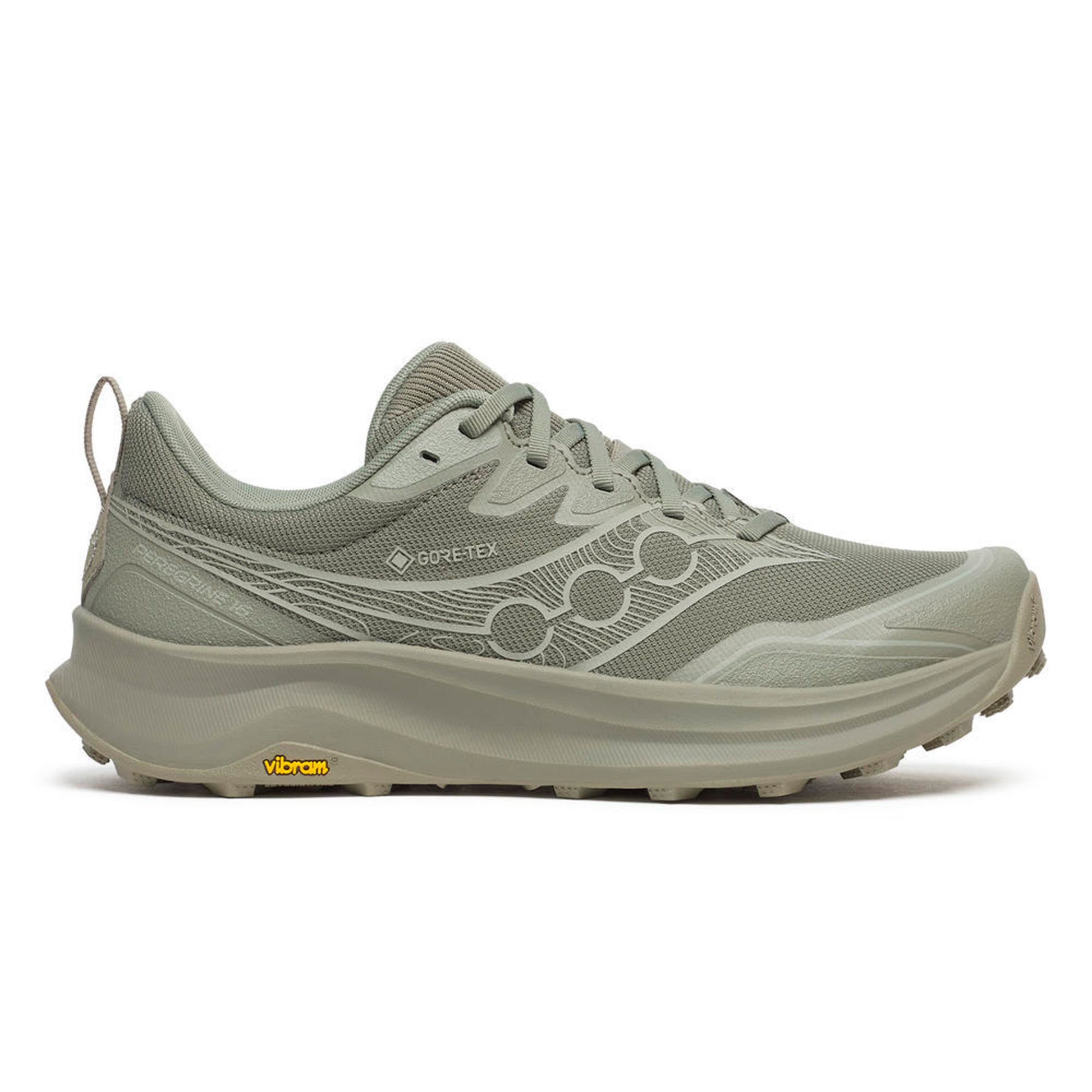 Saucony Peregrine 16 GTX Trailschoen Heren - olijf, kaki