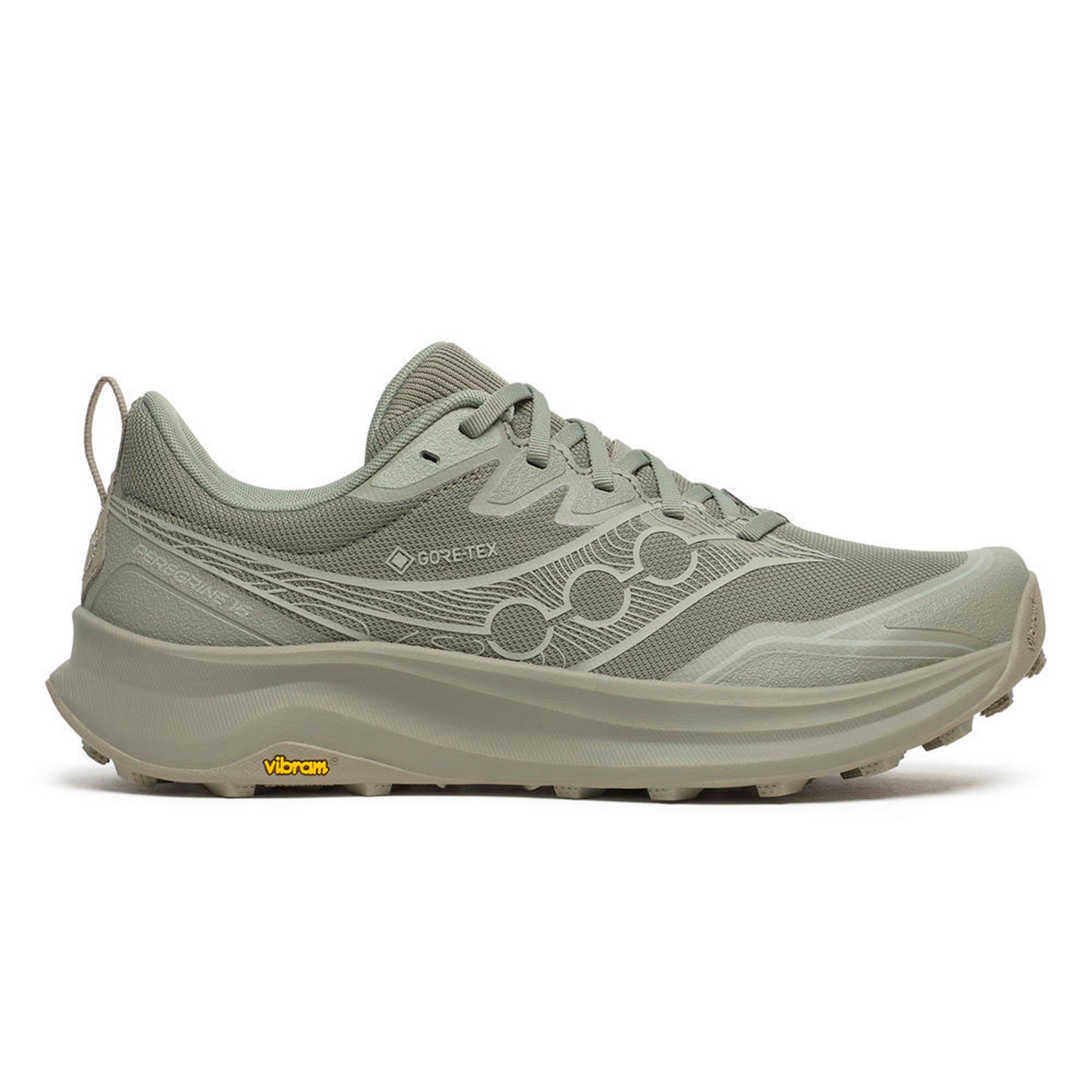 Saucony Peregrine 16 GTX Trailschoen Heren - olijf, kaki