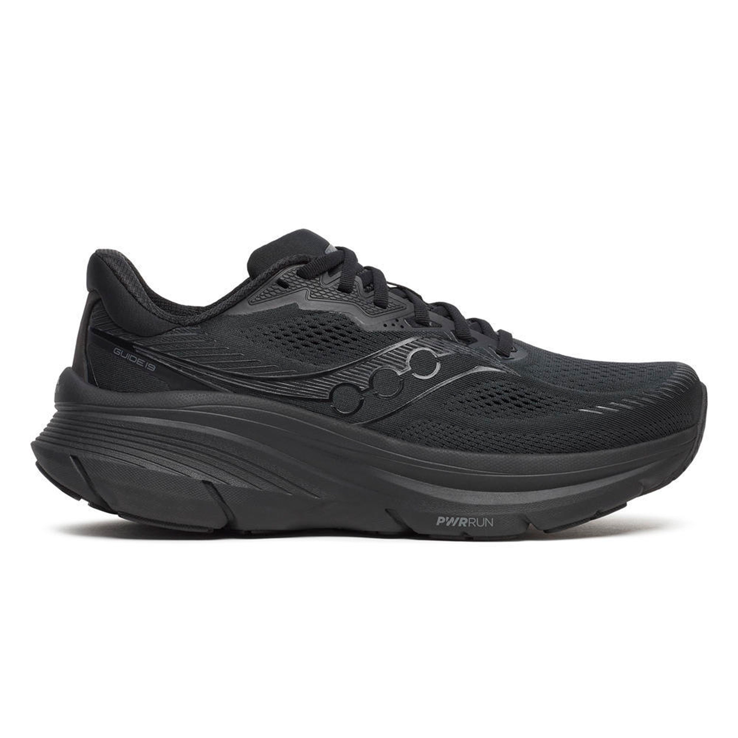 Saucony Guide 19 Stabiliteitsschoen Heren-zwart, zwart