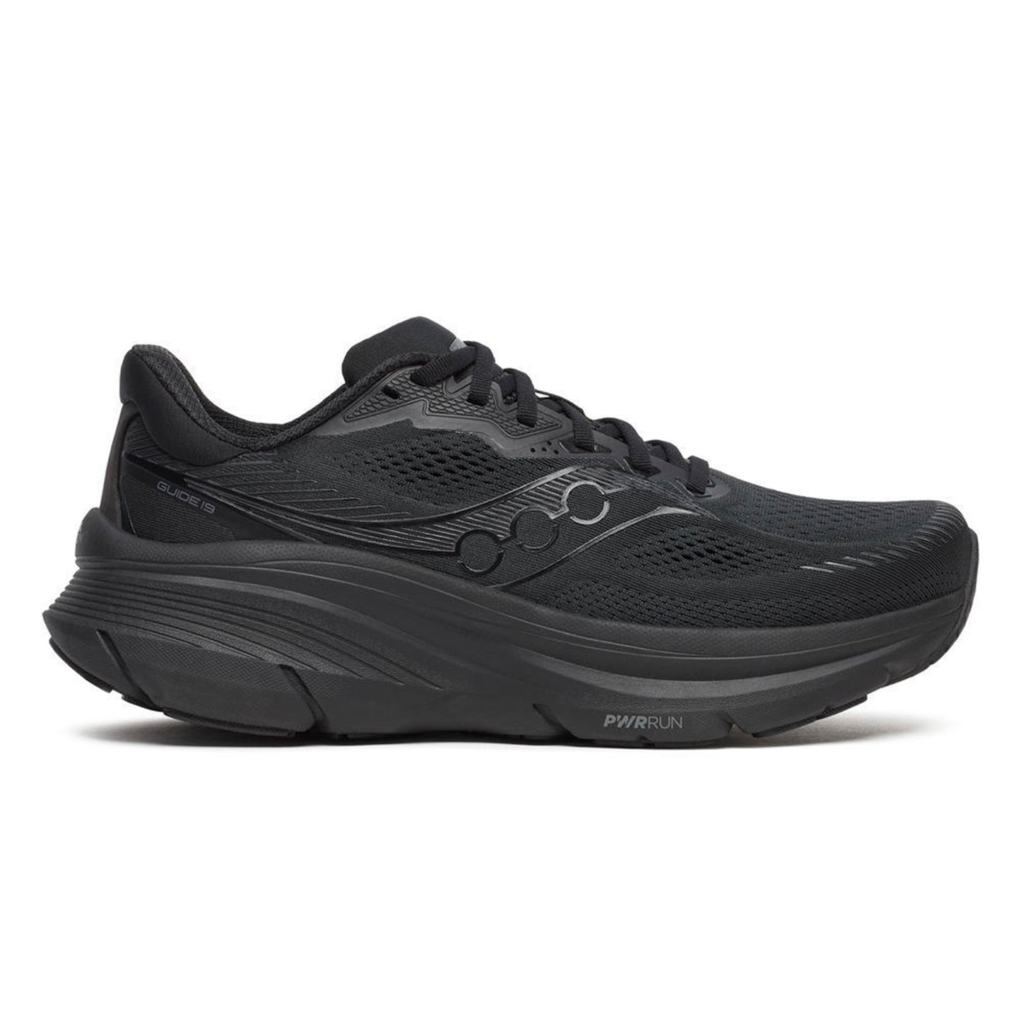 Saucony Guide 19 Stabiliteitsschoen Heren-zwart, zwart