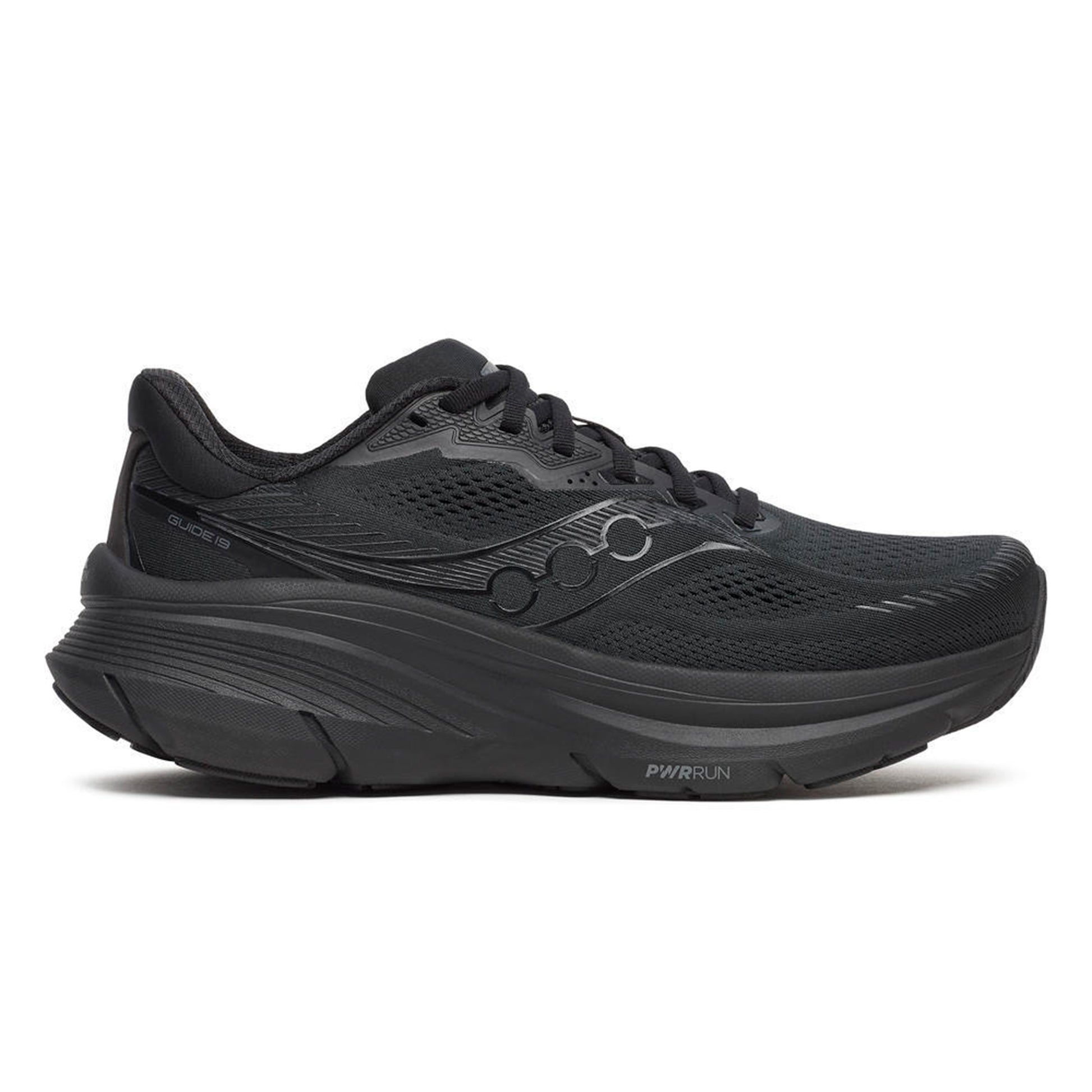 Saucony Guide 19 Stabiliteitsschoen Heren-zwart, zwart