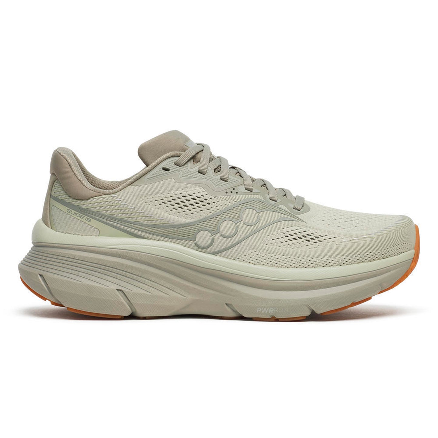 Saucony Guide 19 Stabiliteitsschoen Heren-olijf, lichtgrijs