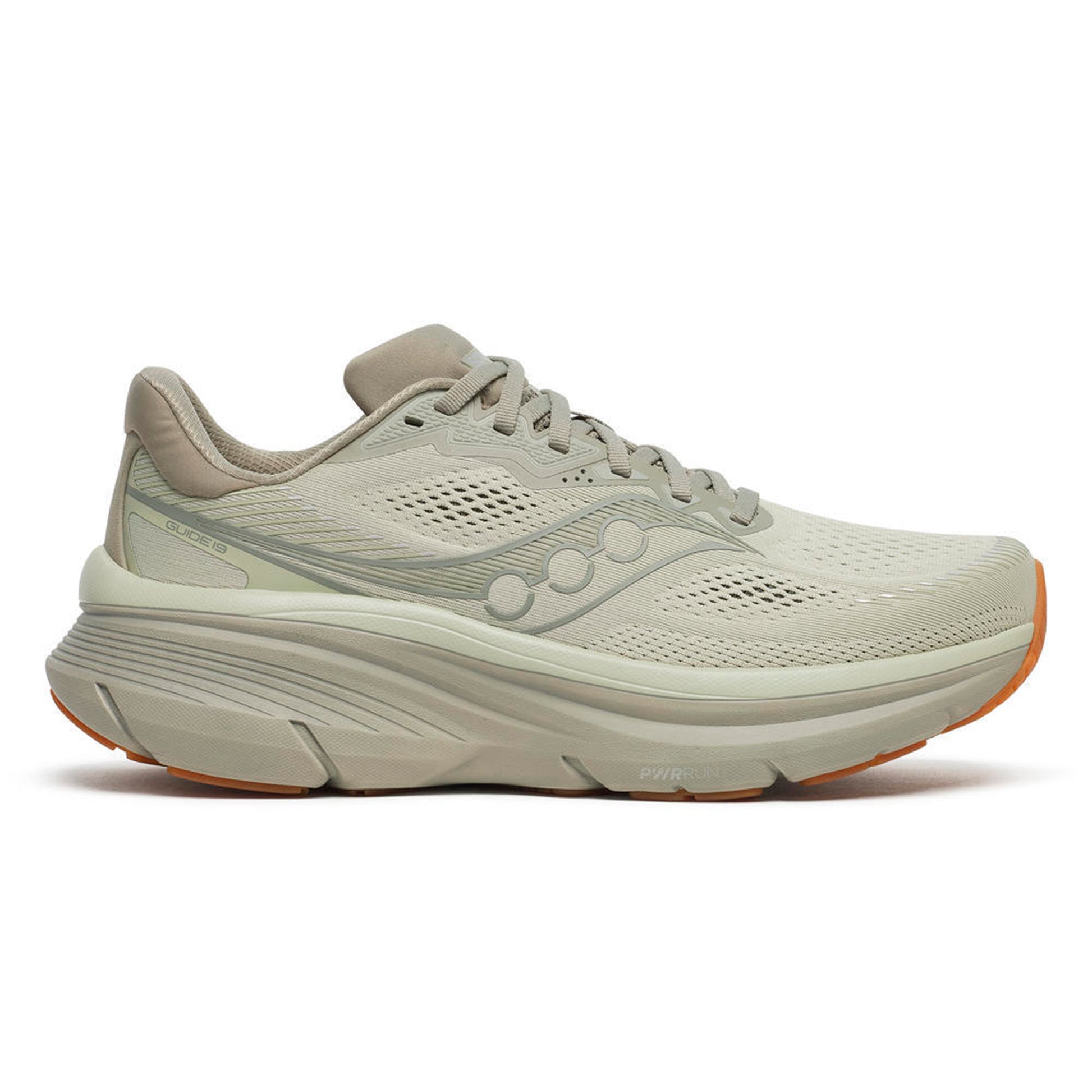 Saucony Guide 19 Stabiliteitsschoen Heren-olijf, lichtgrijs