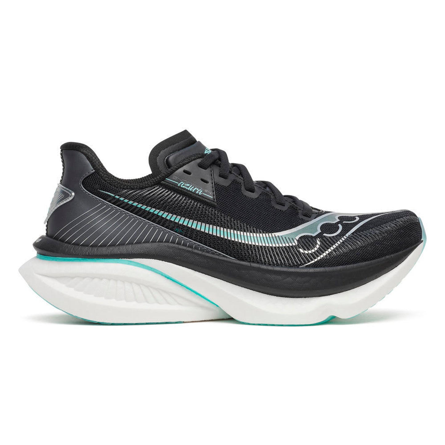 Saucony Endorphin Azura Neutrale schoen Dames-zwart, lichtblauw