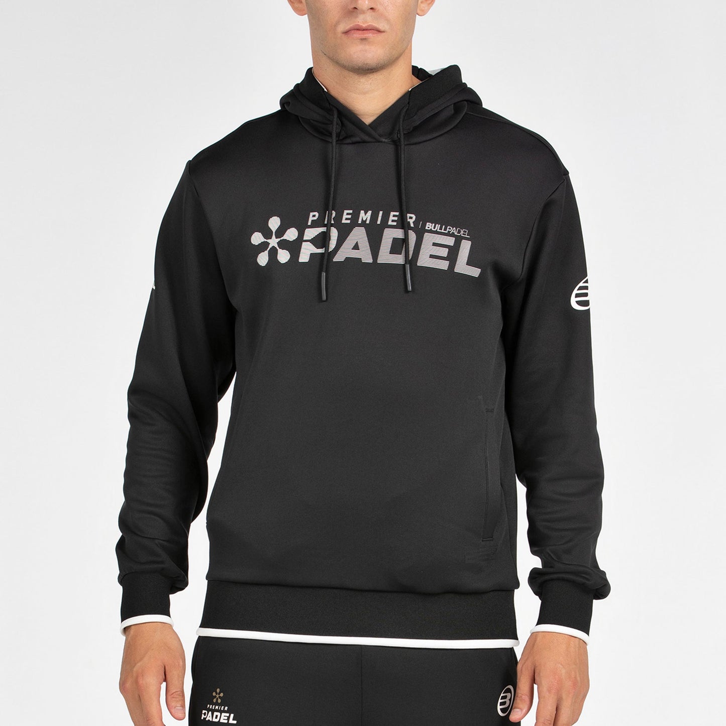 Bullpadel Piatro Sweater met capuchon Heren - zwart