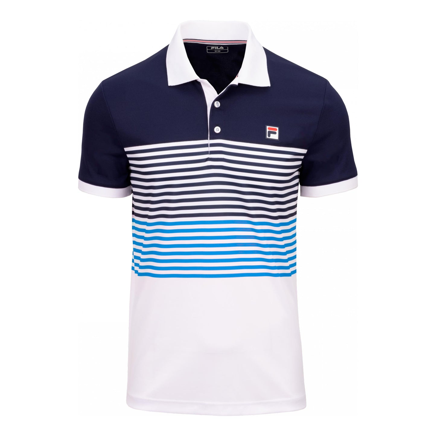 Fila BB Monte Carlo Polo Heren - wit, donkerblauw