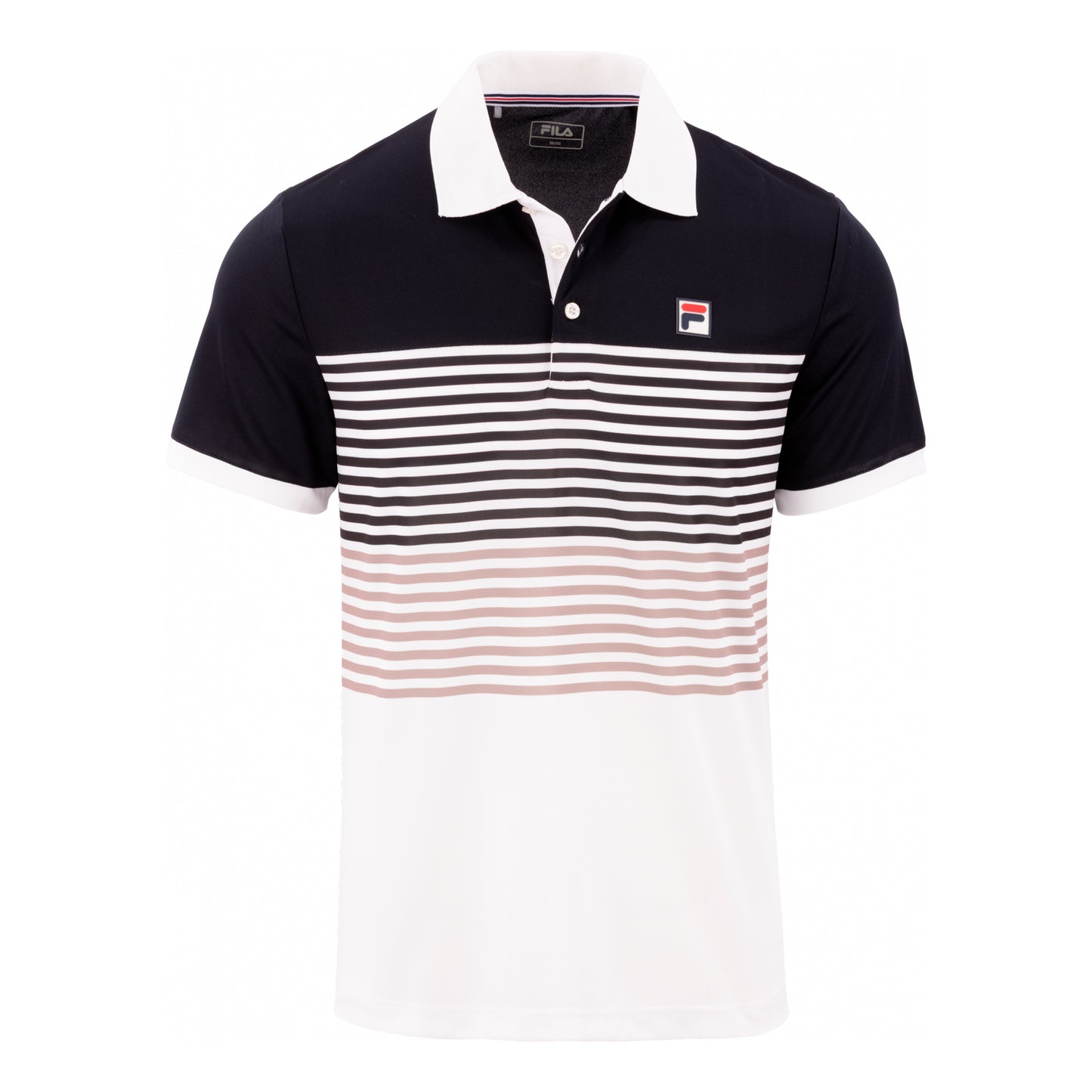 Fila BB Monte Carlo Polo Heren - zwart, gebroken wit
