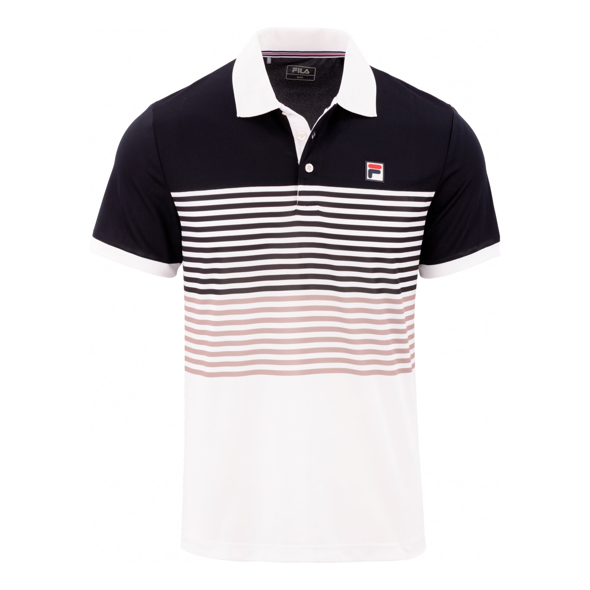 Fila BB Monte Carlo Polo Heren - zwart, gebroken wit