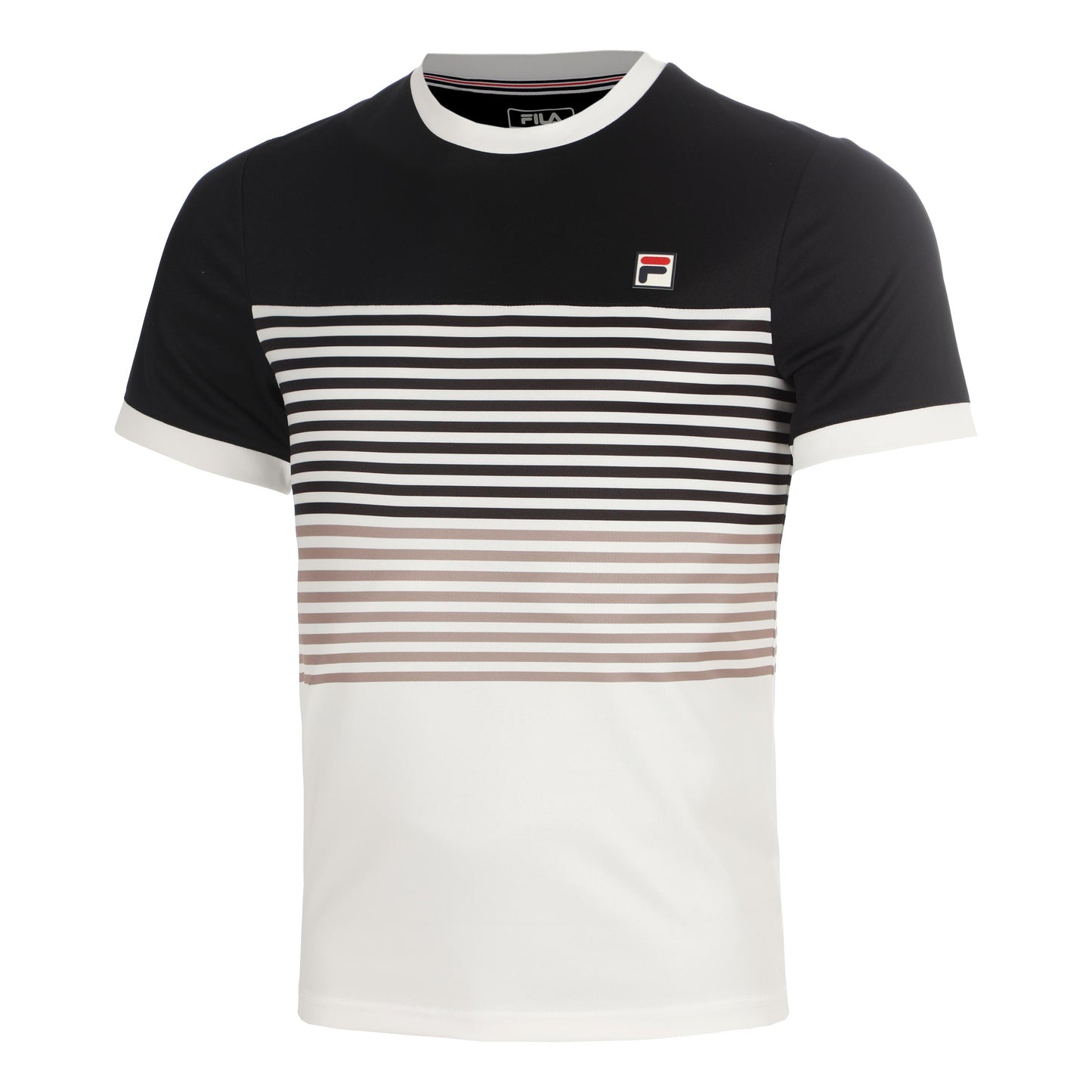 Fila BB 1983 T-shirt Heren - gebroken wit, zwart